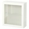 IKEA BESTÅ Wallmounted Cabinet Combination White/Sindvik White Clear Glass 23 5/8x8 5/8x25 1/4 " -Ikea Storage solution systems Sales besta wall mounted cabinet combination white sindvik white clear glass 1053811 pe847252 s5 1