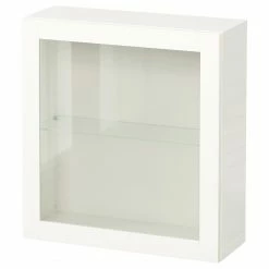 IKEA BESTÅ Wallmounted Cabinet Combination White/Glassvik White/clear Glass 23 5/8x8 5/8x25 1/4 " 21 IKEA BESTÅ Wallmounted Cabinet Combination White/Glassvik White/clear Glass 23 5/8x8 5/8x25 1/4 " -Ikea Storage solution systems Sales besta wall mounted cabinet combination white sindvik white clear glass 1053811 pe847252 s5