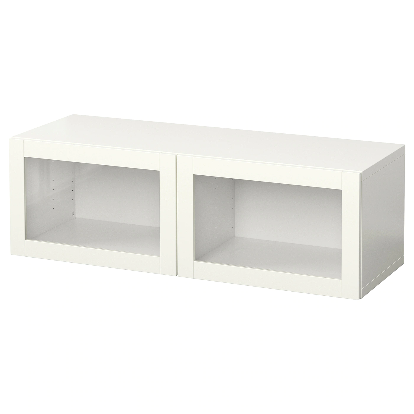 IKEA BESTÅ Wallmounted Cabinet Combination White/Sindvik White 47 1/4x16 1/2x15 "