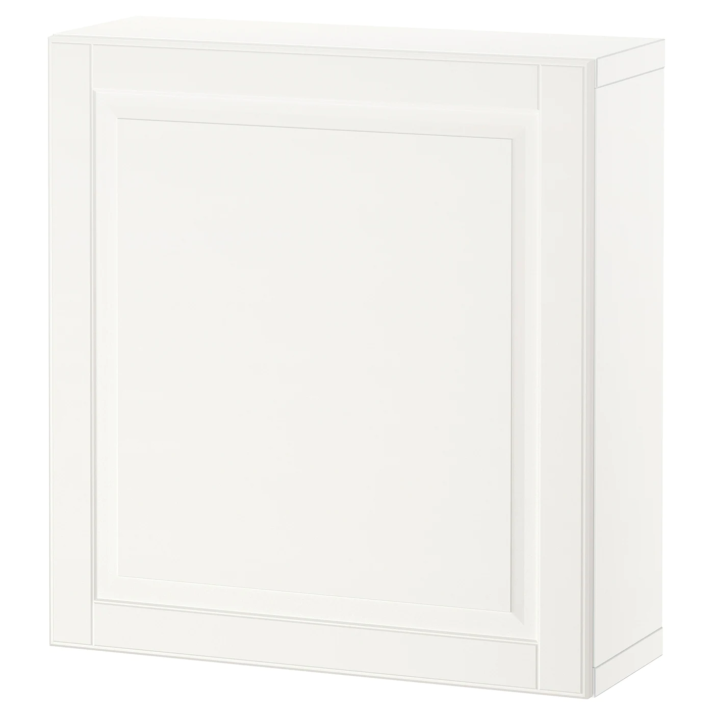 IKEA BESTÅ Wallmounted Cabinet Combination White/Smeviken White 23 5/8x8 5/8x25 1/4 " Blackbrown/kallviken Dark Gray