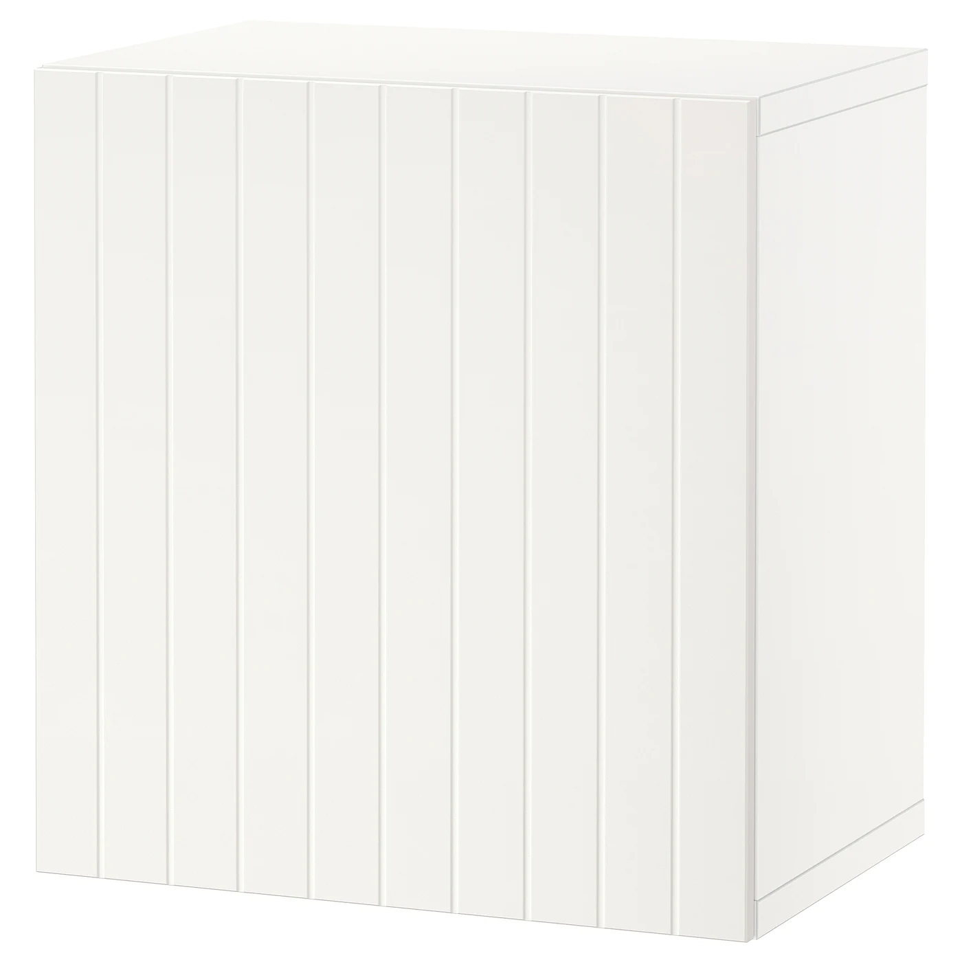 IKEA BESTÅ Wallmounted Cabinet Combination White/Sutterviken White 23 5/8x16 1/2x25 1/4 " Blackbrown/mörtviken Black