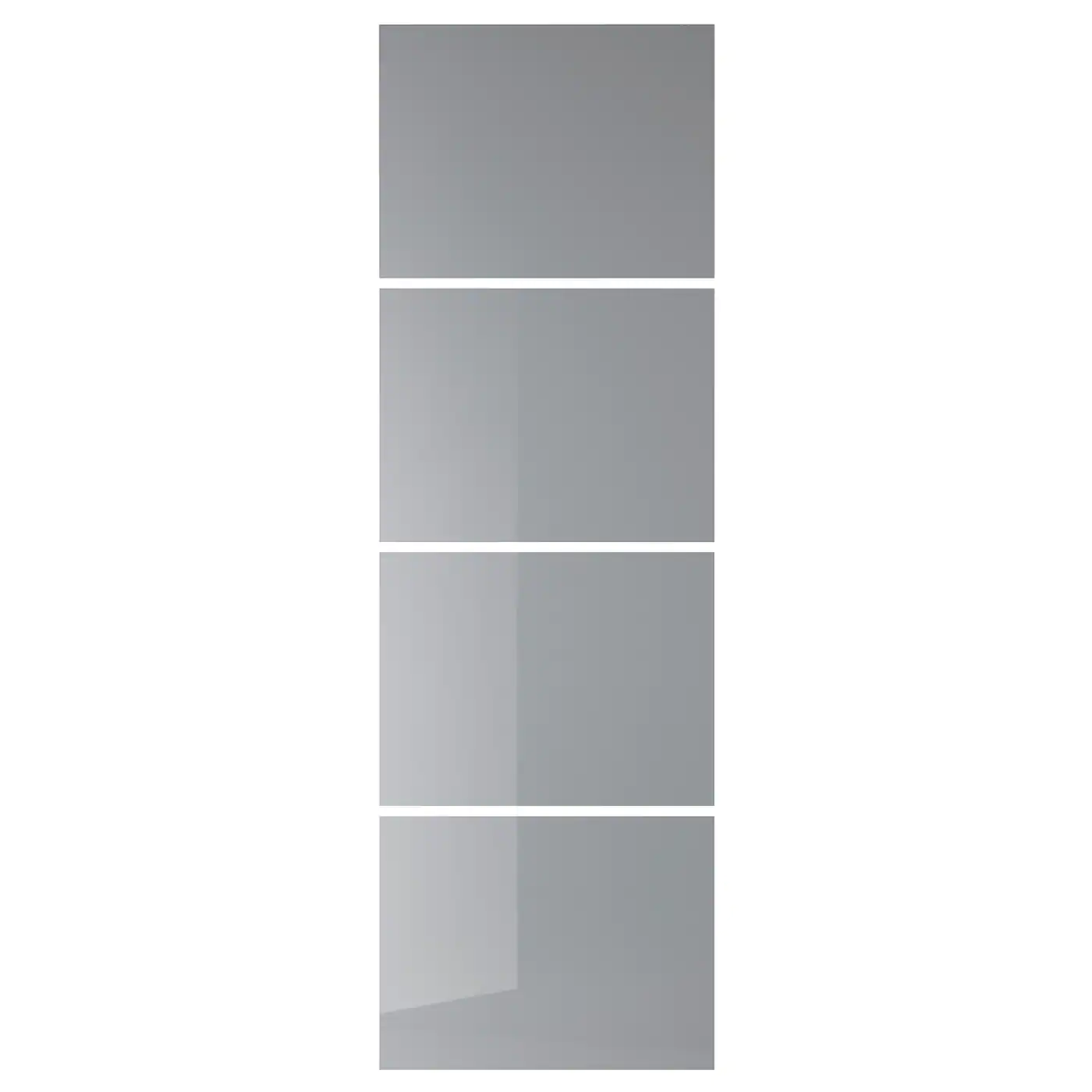 IKEA BJÖRNÖYA 4 Panels For Sliding Door Frame Gray Tinted Effect 29 1/2x92 7/8 "