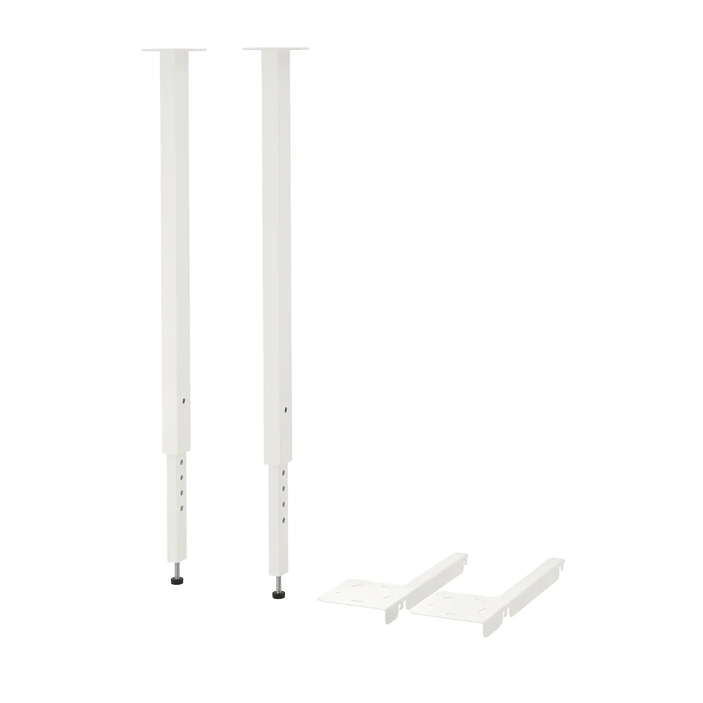 IKEA BOAXEL Pair Of Legs White 26 1/433 1/8 "
