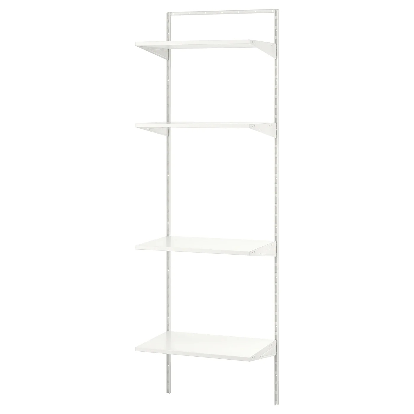 IKEA BOAXEL Shelving Unit White 24 3/8x15 3/4x79 "
