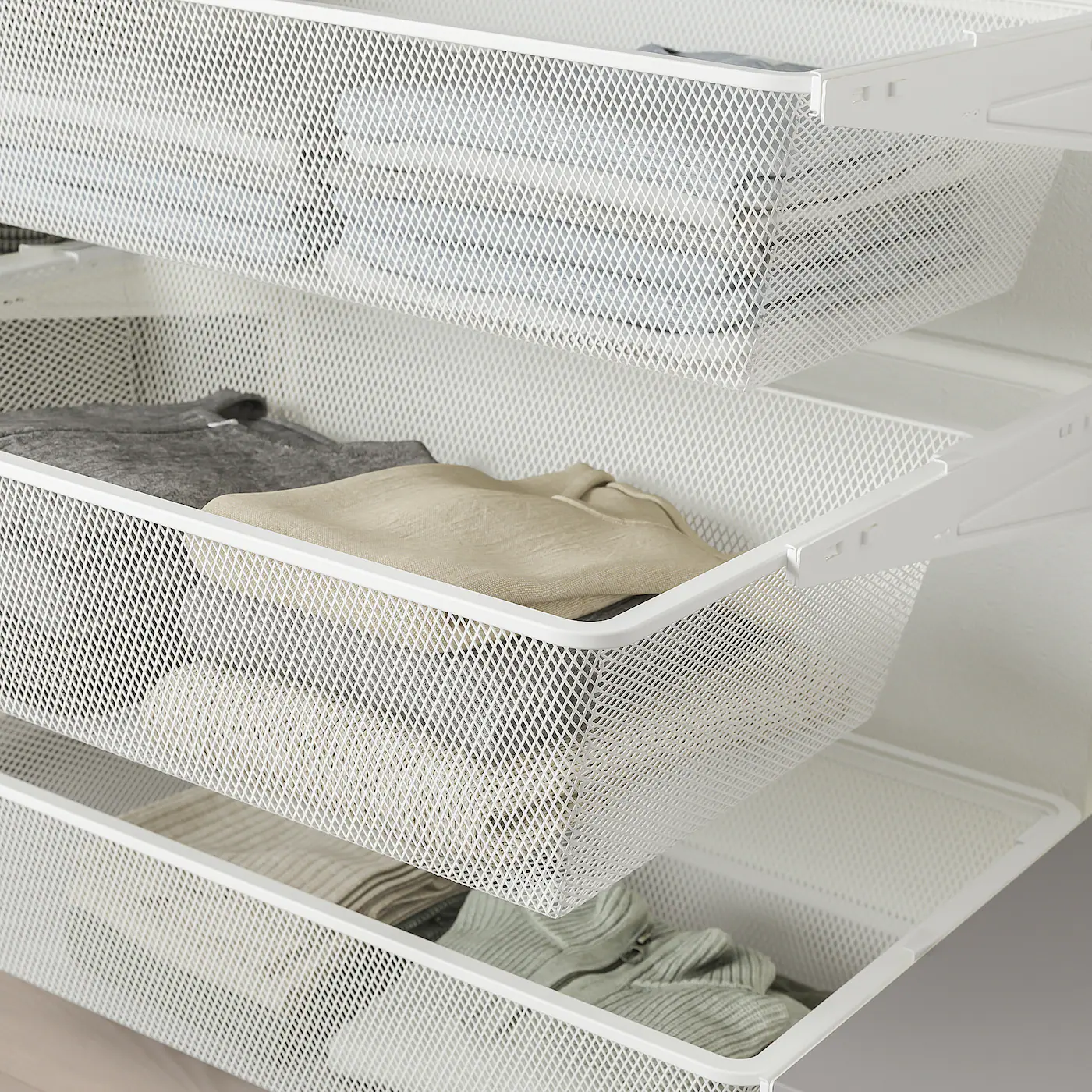 IKEA BOAXEL Wardrobe Combination White/gray 98 1/4x15 3/4x79 " 5 IKEA BOAXEL Wardrobe Combination White/gray 98 1/4x15 3/4x79 " - Image 3