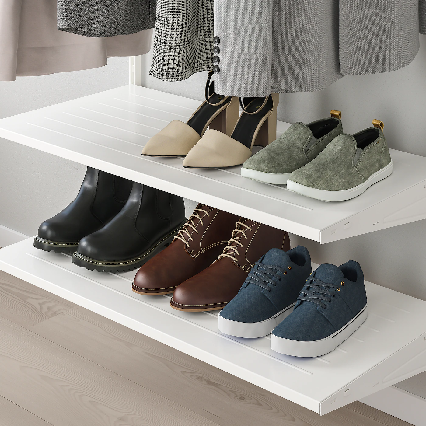 IKEA BOAXEL Wardrobe Combination White 32 1/4x15 3/4x79 " 7 IKEA BOAXEL Wardrobe Combination White 32 1/4x15 3/4x79 " - Image 5