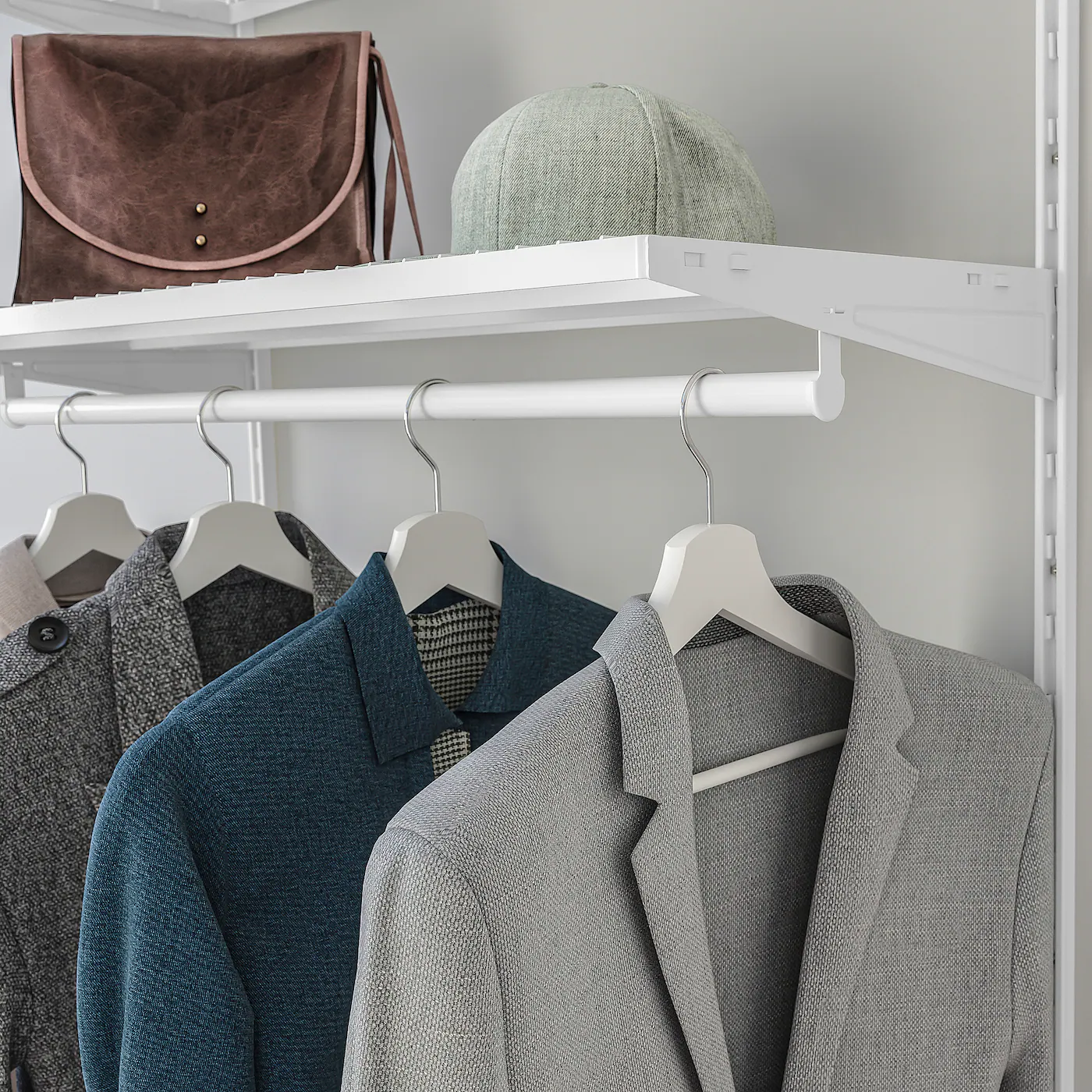 IKEA BOAXEL Wardrobe Combination White 32 1/4x15 3/4x79 " 6 IKEA BOAXEL Wardrobe Combination White 32 1/4x15 3/4x79 " - Image 4