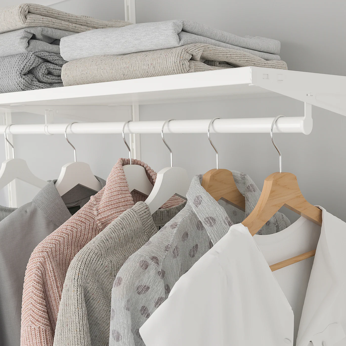 IKEA BOAXEL Wardrobe Combination White 98 1/4x15 3/4x79 " 6 IKEA BOAXEL Wardrobe Combination White 98 1/4x15 3/4x79 " - Image 4