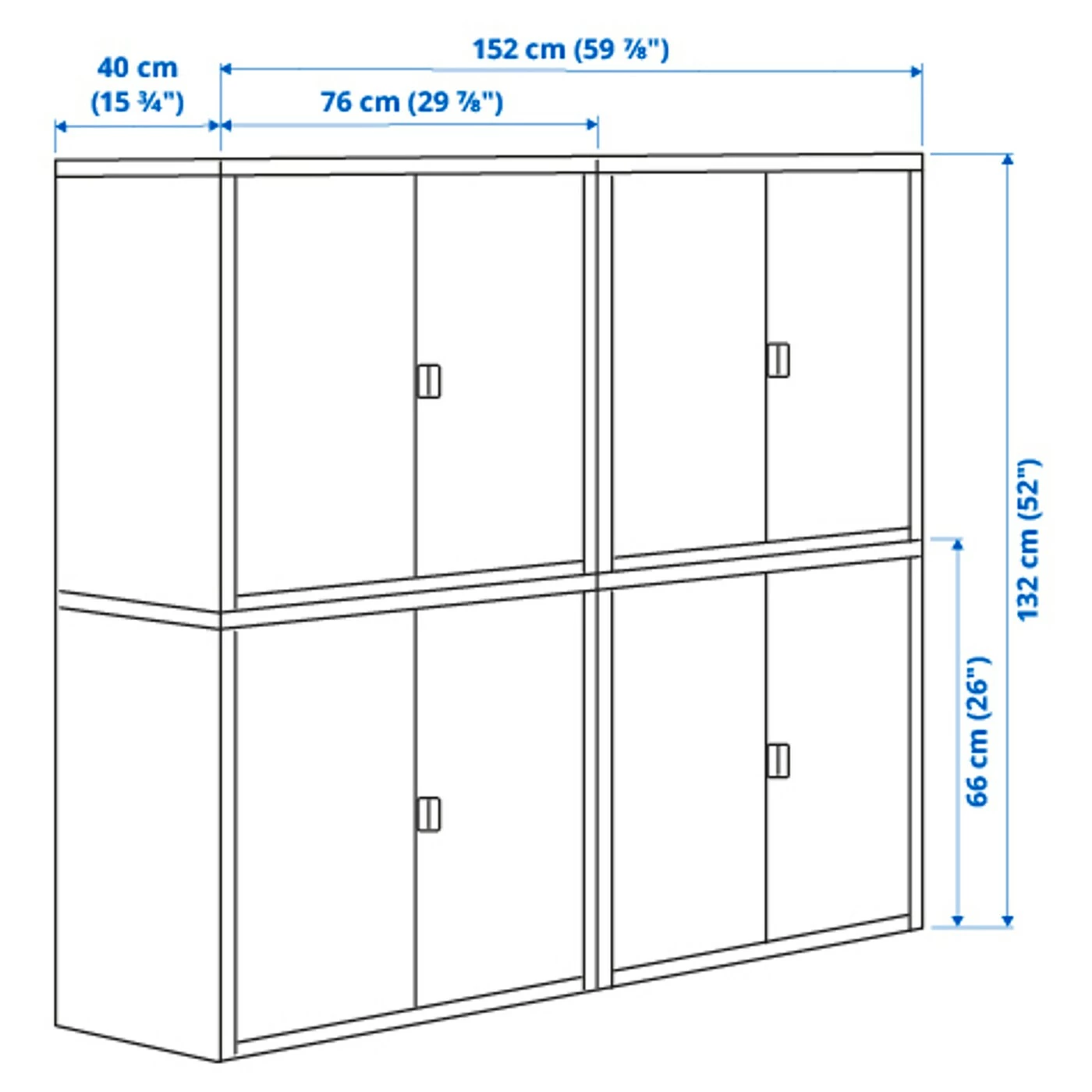 IKEA BROR Cabinet White 59 7/8x15 3/4x52 " 6 IKEA BROR Cabinet White 59 7/8x15 3/4x52 " - Image 4
