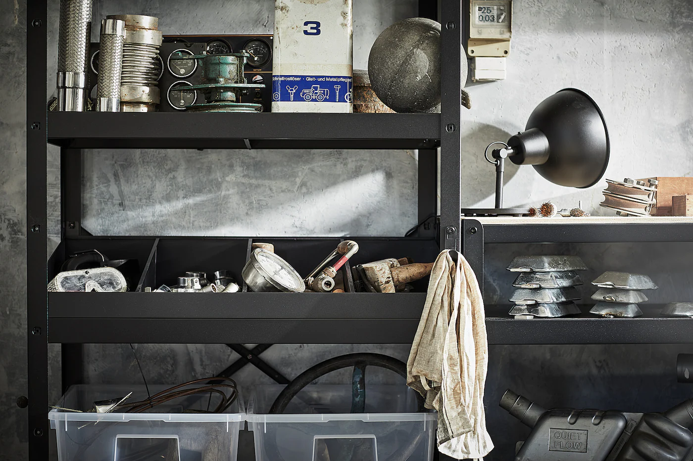 IKEA BROR Shelf Divider Black 33 1/2x21 5/8x7 1/8 " 8 IKEA BROR Shelf Divider Black 33 1/2x21 5/8x7 1/8 " - Image 6