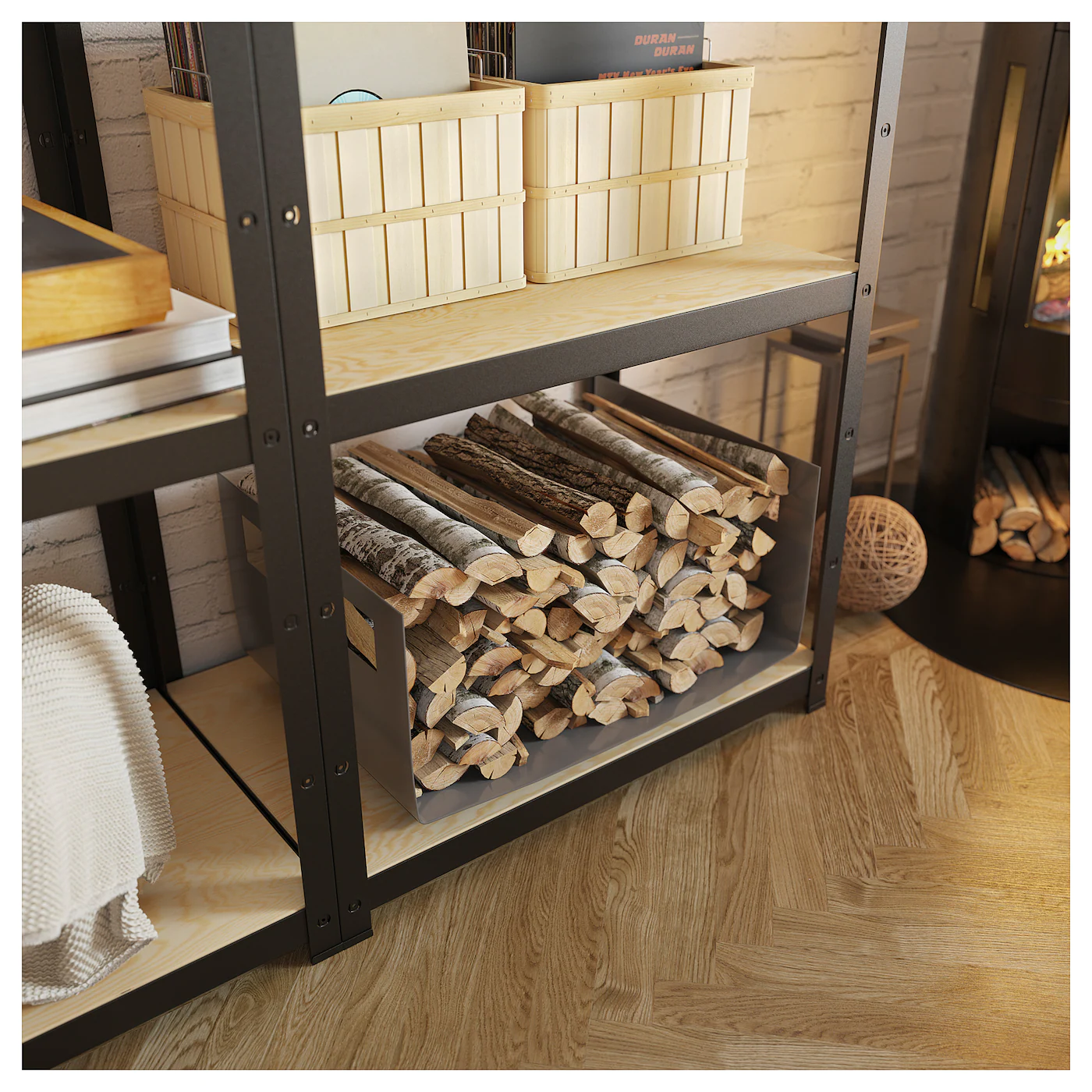 IKEA BROR Shelf Pine Plywood 33 1/8x21 1/4 " 5 IKEA BROR Shelf Pine Plywood 33 1/8x21 1/4 " - Image 3