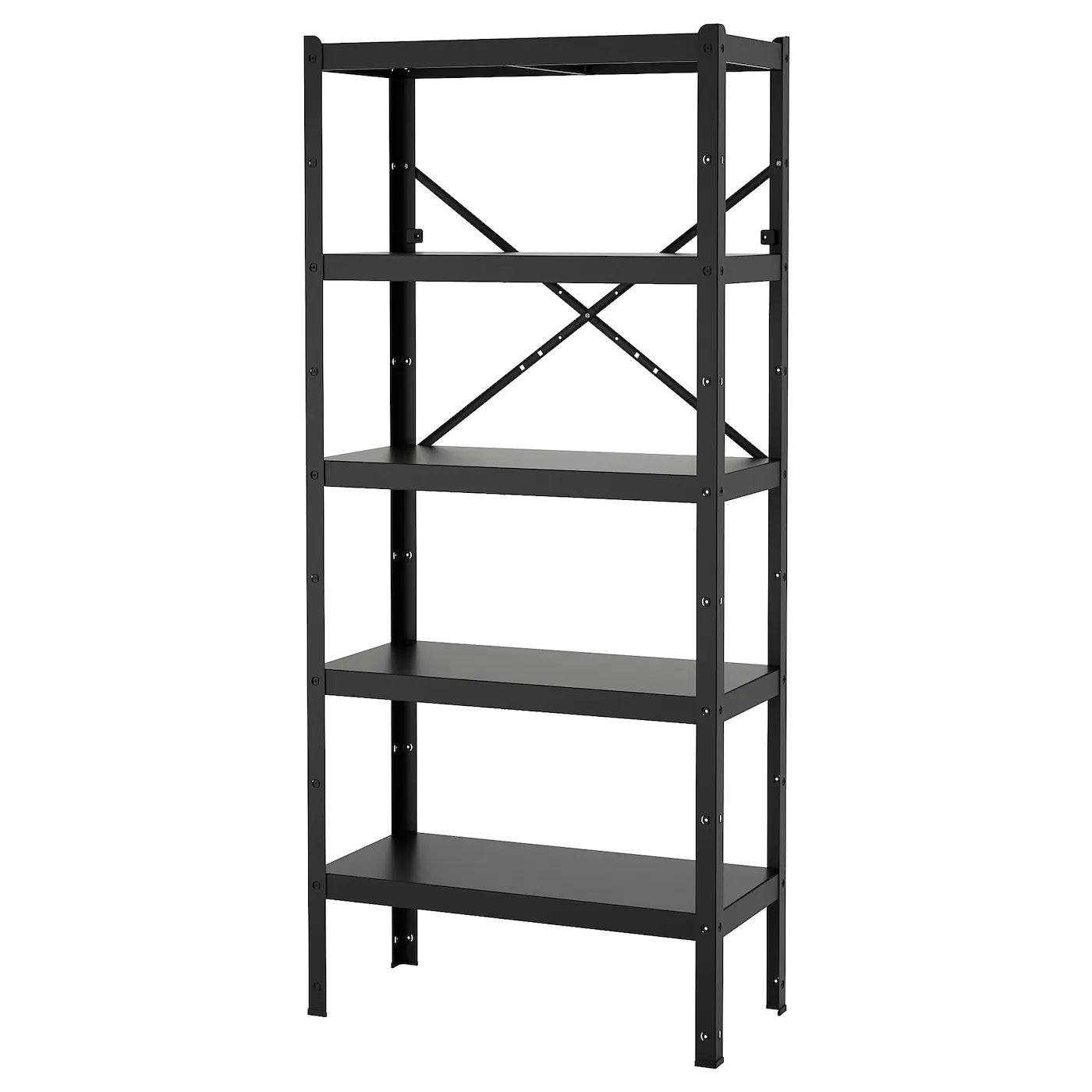 IKEA BROR Shelving Unit White 33 1/2x15 3/4x74 3/4 " 6 IKEA BROR Shelving Unit White 33 1/2x15 3/4x74 3/4 " - Image 4