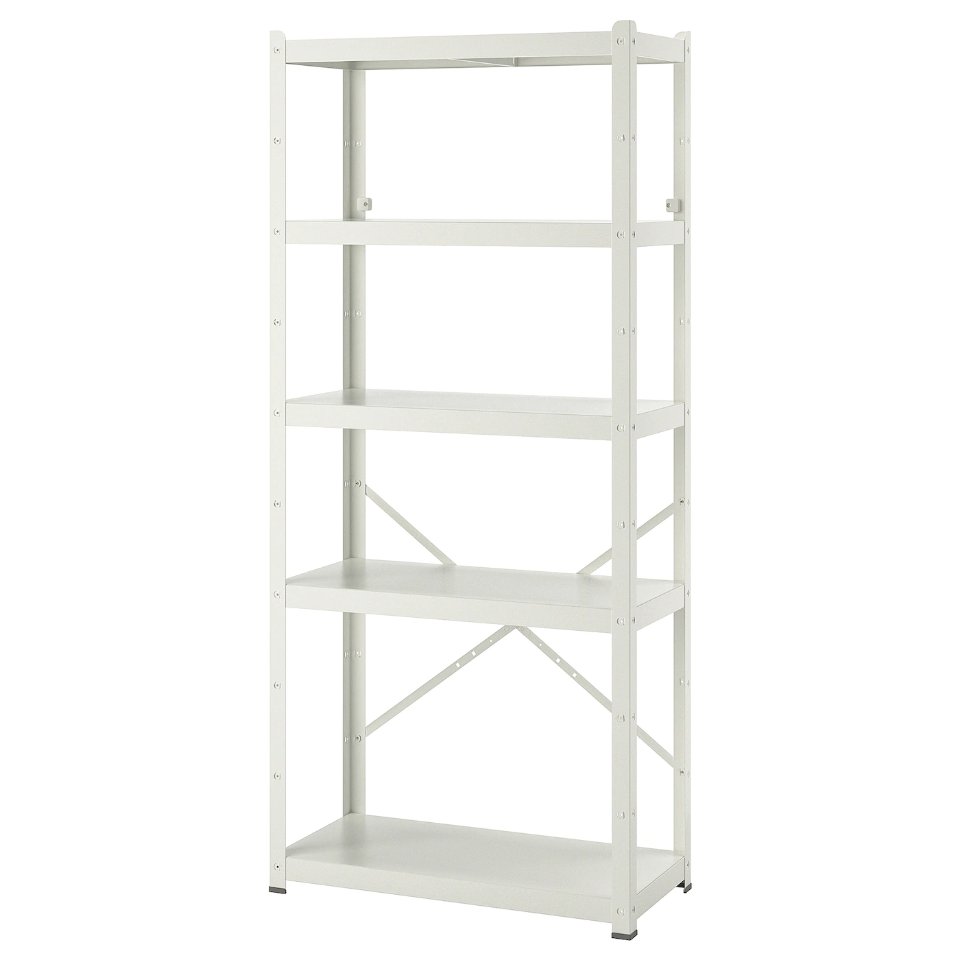 IKEA BROR Shelving Unit White 33 1/2x15 3/4x74 3/4 "