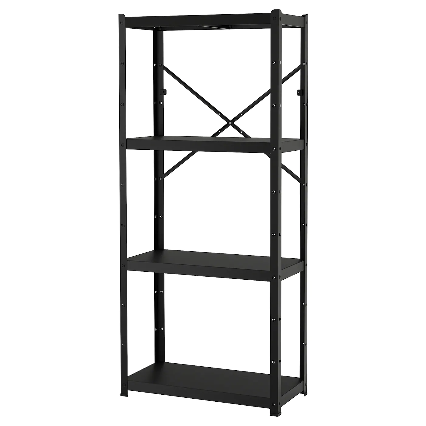 IKEA BROR Shelving Unit 33 1/2x15 3/4x74 3/4 " 2 IKEA BROR Shelving Unit 33 1/2x15 3/4x74 3/4 " -Ikea Storage solution systems Sales bror shelving unit 0612495 pe688383 s5