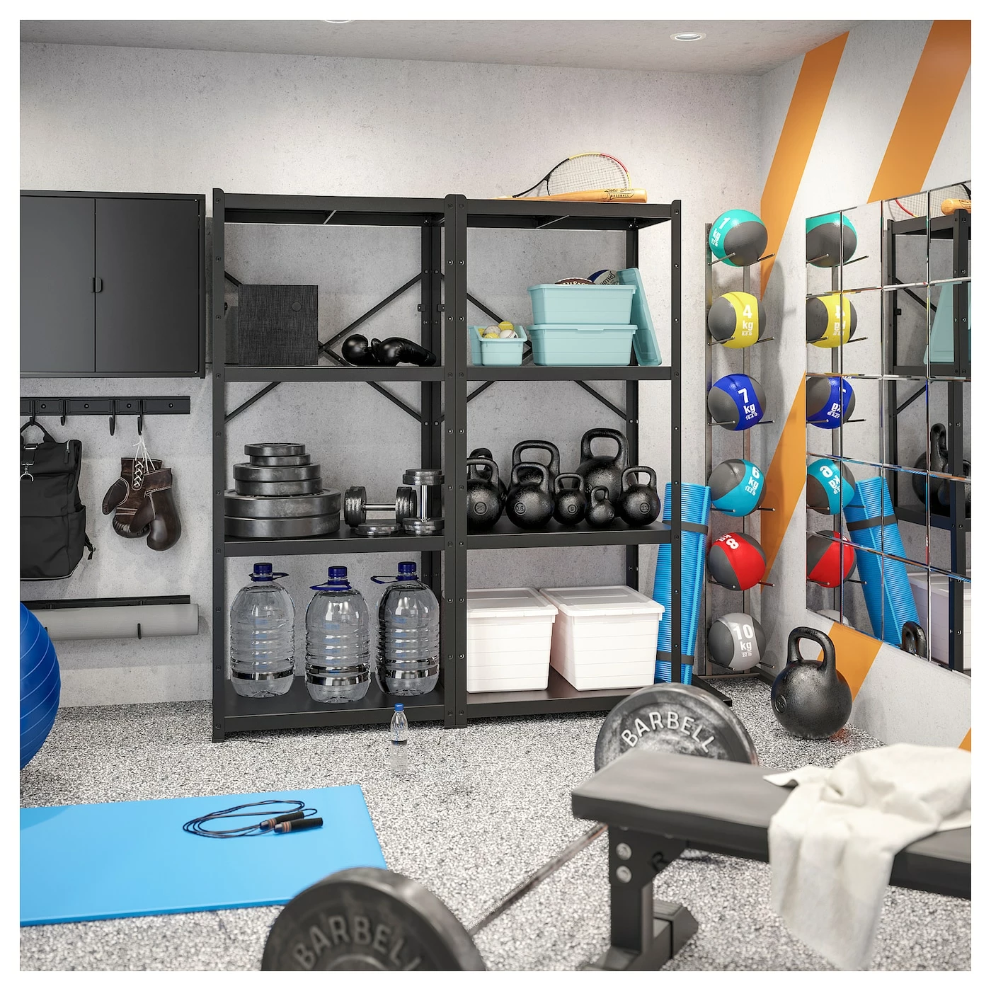 IKEA BROR Storage Unit With Cabinet + Cart 9 IKEA BROR Storage Unit With Cabinet + Cart - Image 7