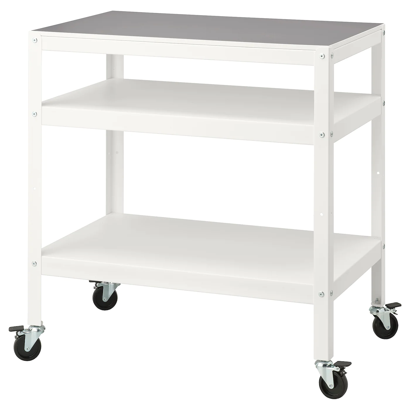 IKEA BROR Utility Cart White 33 1/2x21 5/8 " 1 IKEA BROR Utility Cart White 33 1/2x21 5/8 " -Ikea Storage solution systems Sales bror utility cart white 0724970 pe756066 s5