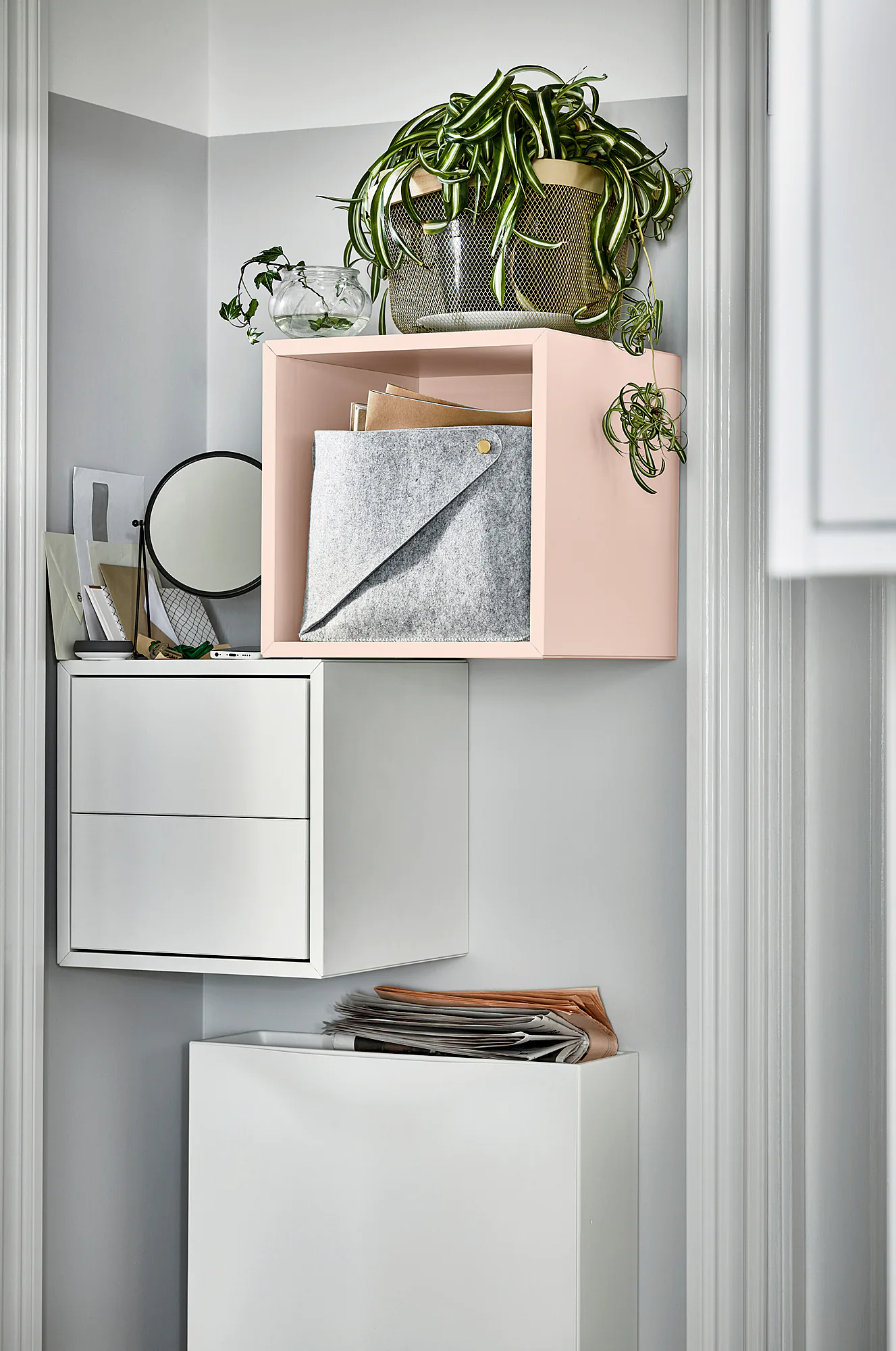 IKEA EKET Cabinet Pale Pink 13 3/4x13 3/4x13 3/4 " 8 IKEA EKET Cabinet Pale Pink 13 3/4x13 3/4x13 3/4 " - Image 6