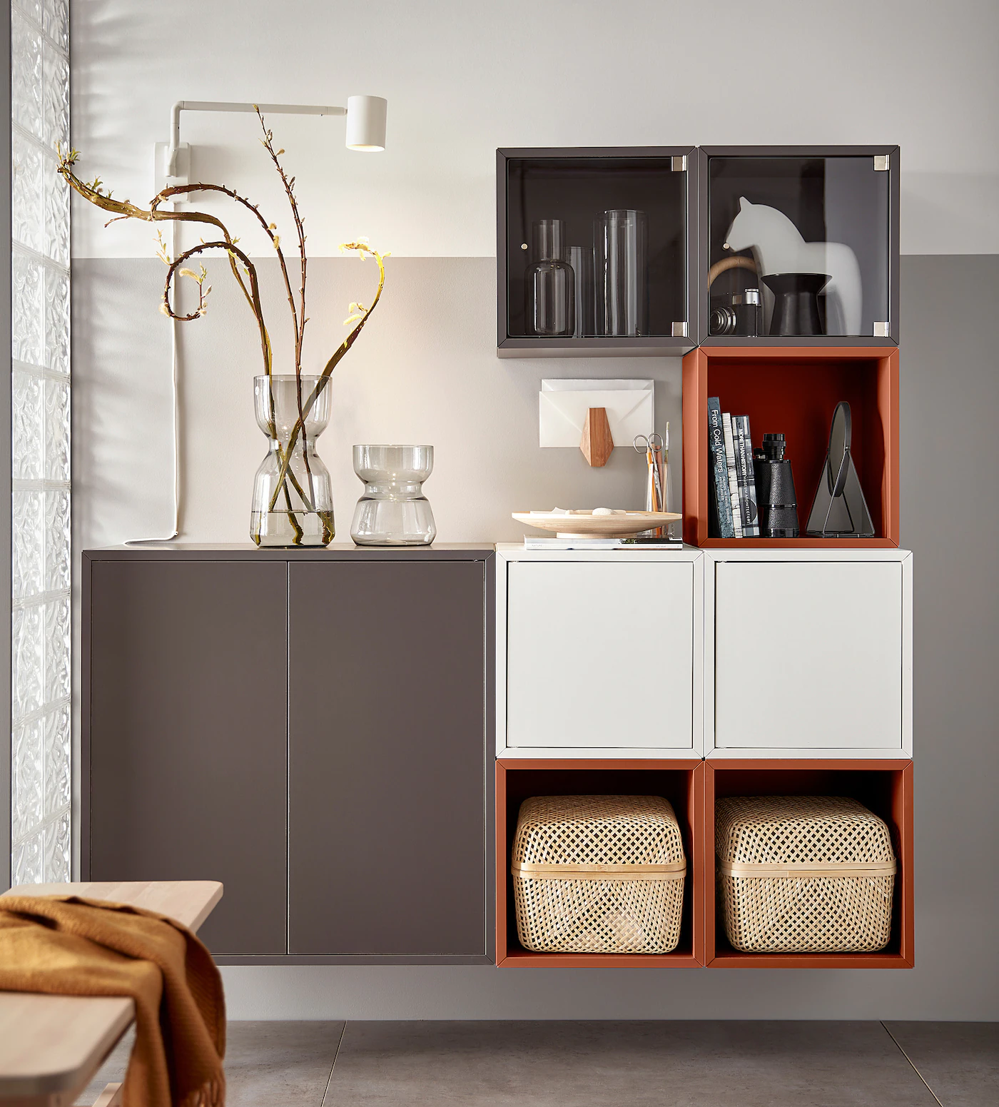 IKEA EKET Cabinet Redbrown 13 3/4x9 7/8x13 3/4 " 6 IKEA EKET Cabinet Redbrown 13 3/4x9 7/8x13 3/4 " - Image 4