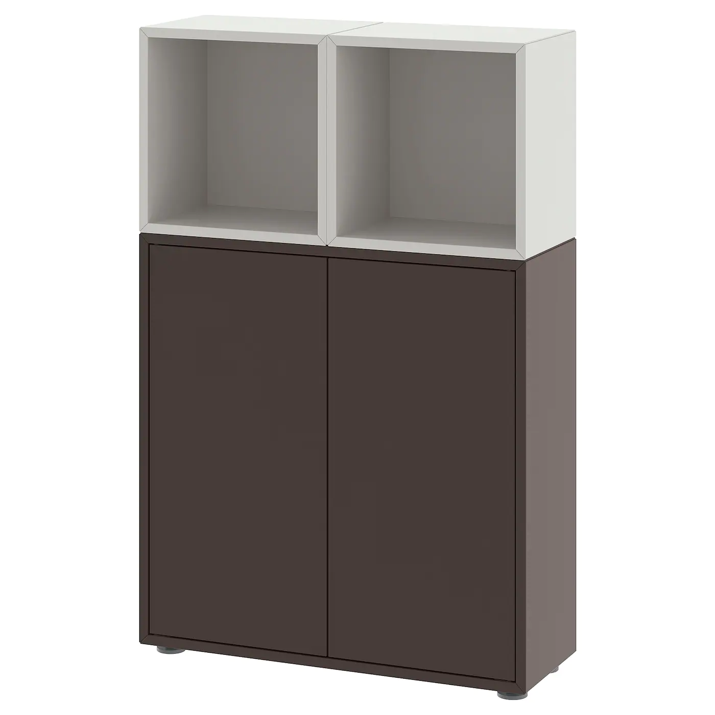 IKEA EKET Storage Combination With Feet Dark Gray/light Gray 27 1/2x9 7/8x42 1/8 "