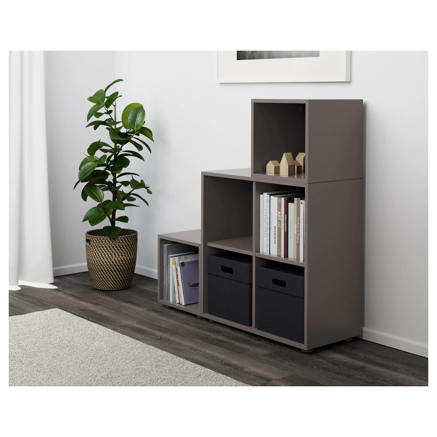 IKEA EKET Storage Combination With Feet Dark Gray 41 3/8x13 3/4x42 1/8 " 5 IKEA EKET Storage Combination With Feet Dark Gray 41 3/8x13 3/4x42 1/8 " - Image 3