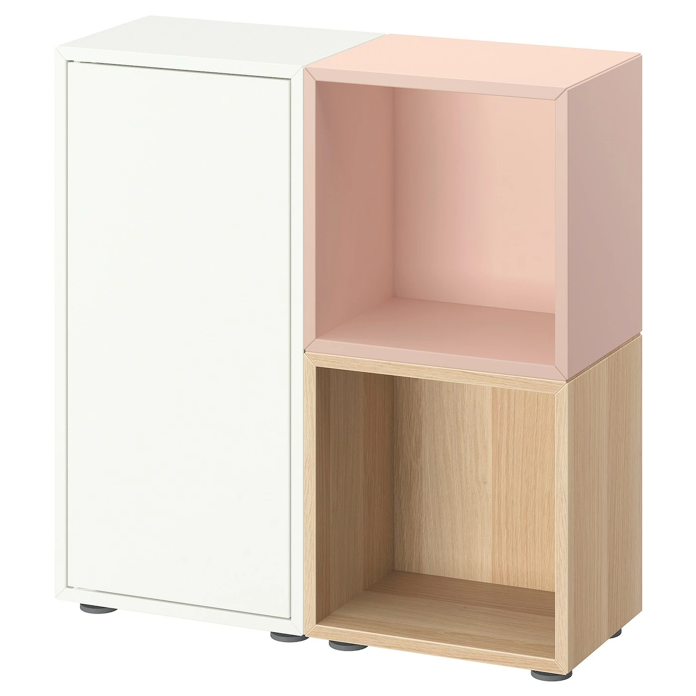 IKEA EKET Storage Combination With Feet White/light Gray/white Stained Oak Effect 27 1/2x9 7/8x28 3/8 " 14 IKEA EKET Storage Combination With Feet White/light Gray/white Stained Oak Effect 27 1/2x9 7/8x28 3/8 " - Image 12