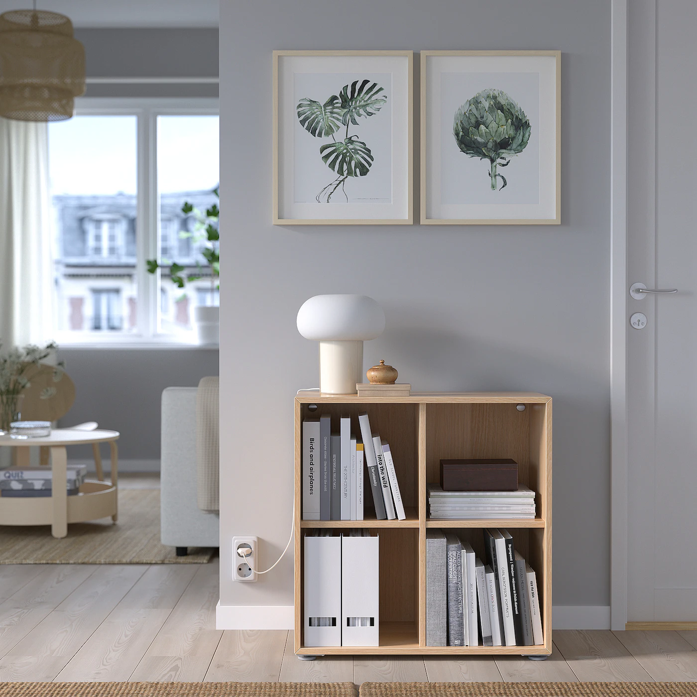 IKEA EKET Storage Combination With Feet White Stained Oak Effect 27 1/2x13 3/4x28 3/8 " 7 IKEA EKET Storage Combination With Feet White Stained Oak Effect 27 1/2x13 3/4x28 3/8 " - Image 5