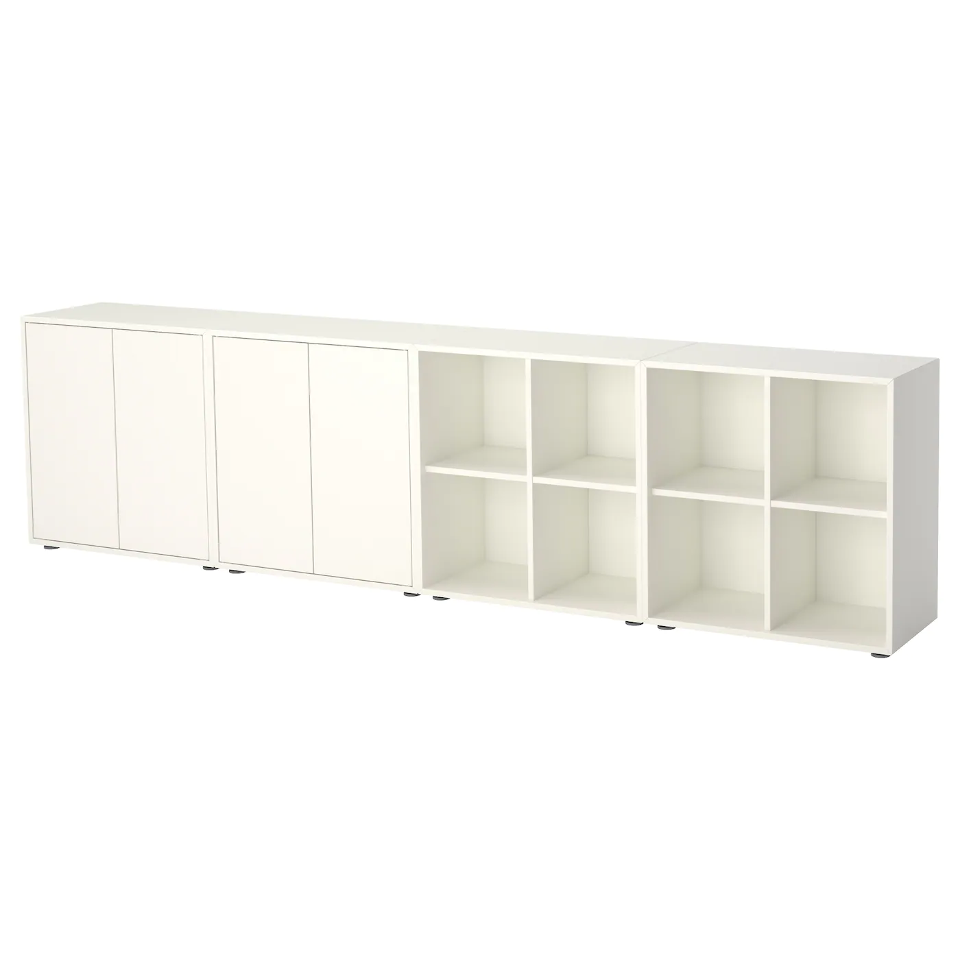 IKEA EKET Storage Combination With Feet White 110 1/4x13 3/4x28 3/8 "
