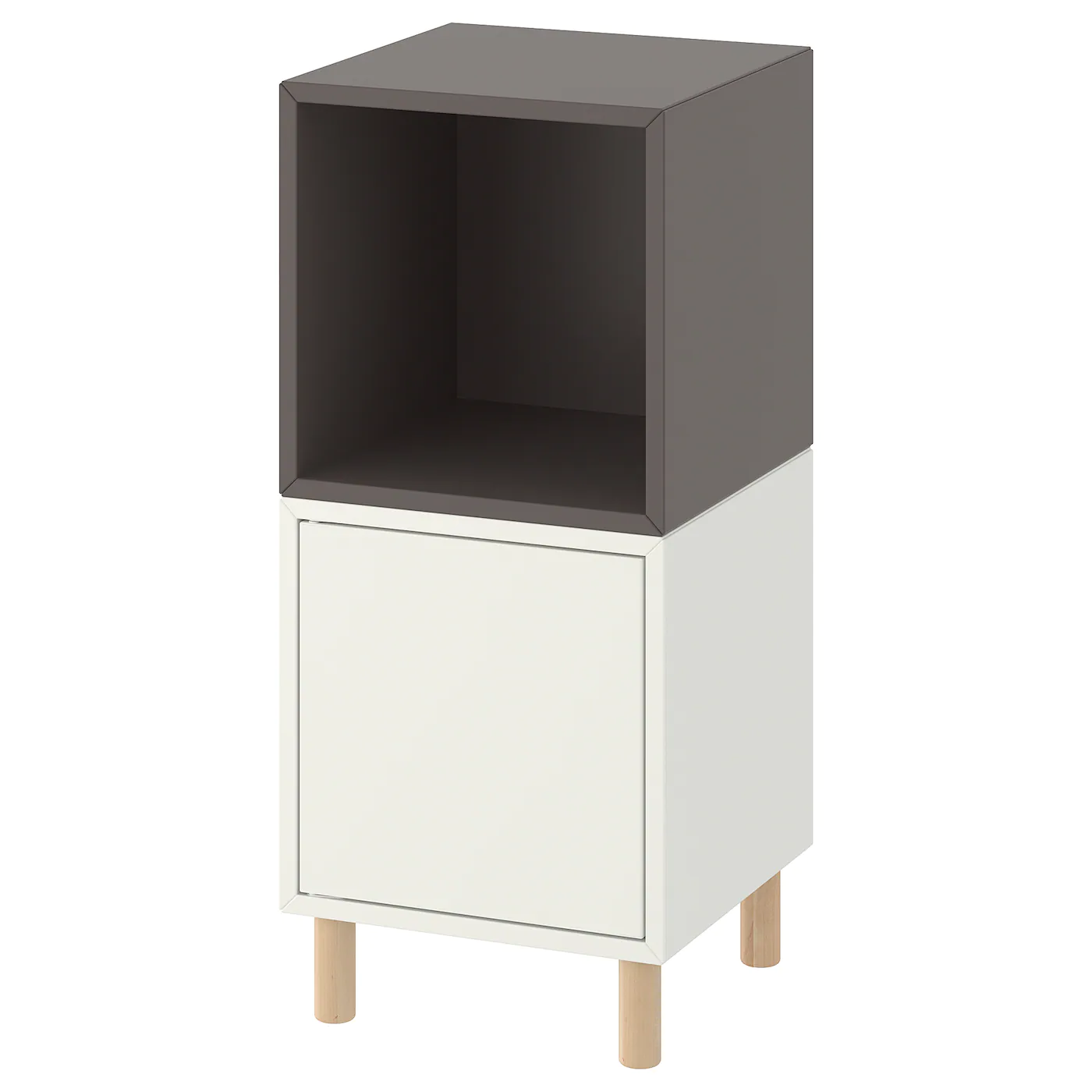 IKEA EKET Storage Combination With Legs White/white Stained Oak Effect 13 3/4x13 3/4x31 1/2 " Dark Gray/light Gray 11 IKEA EKET Storage Combination With Legs White/white Stained Oak Effect 13 3/4x13 3/4x31 1/2 " Dark Gray/light Gray - Image 9