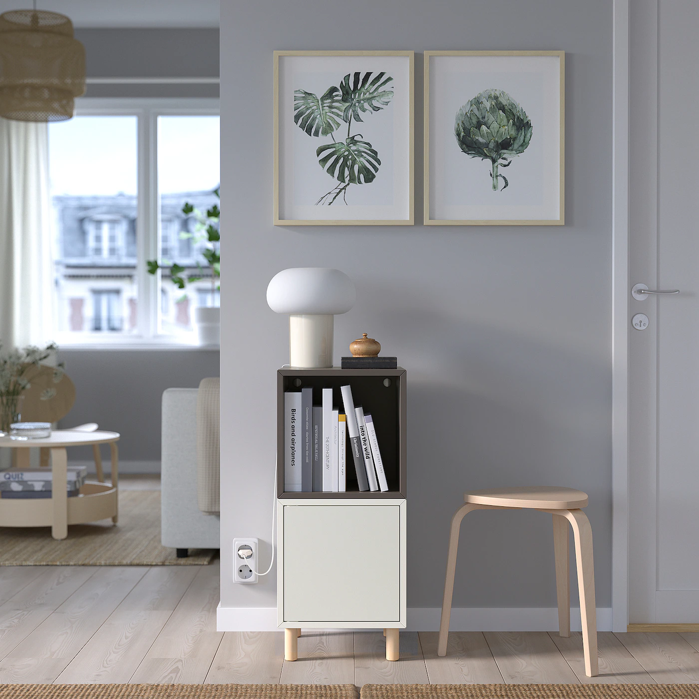 IKEA EKET Storage Combination With Legs White Dark Gray/wood 13 3/4x13 3/4x31 1/2 " 8 IKEA EKET Storage Combination With Legs White Dark Gray/wood 13 3/4x13 3/4x31 1/2 " - Image 6