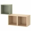 IKEA EKET Wallmounted Cabinet Combination Light Green/white Stained Oak Effect 41 3/8x13 3/4x27 1/2 " 2 IKEA EKET Wallmounted Cabinet Combination Light Green/white Stained Oak Effect 41 3/8x13 3/4x27 1/2 " -Ikea Storage solution systems Sales eket wall mounted cabinet combination light green white stained oak effect 1016147 pe830238 s5 2