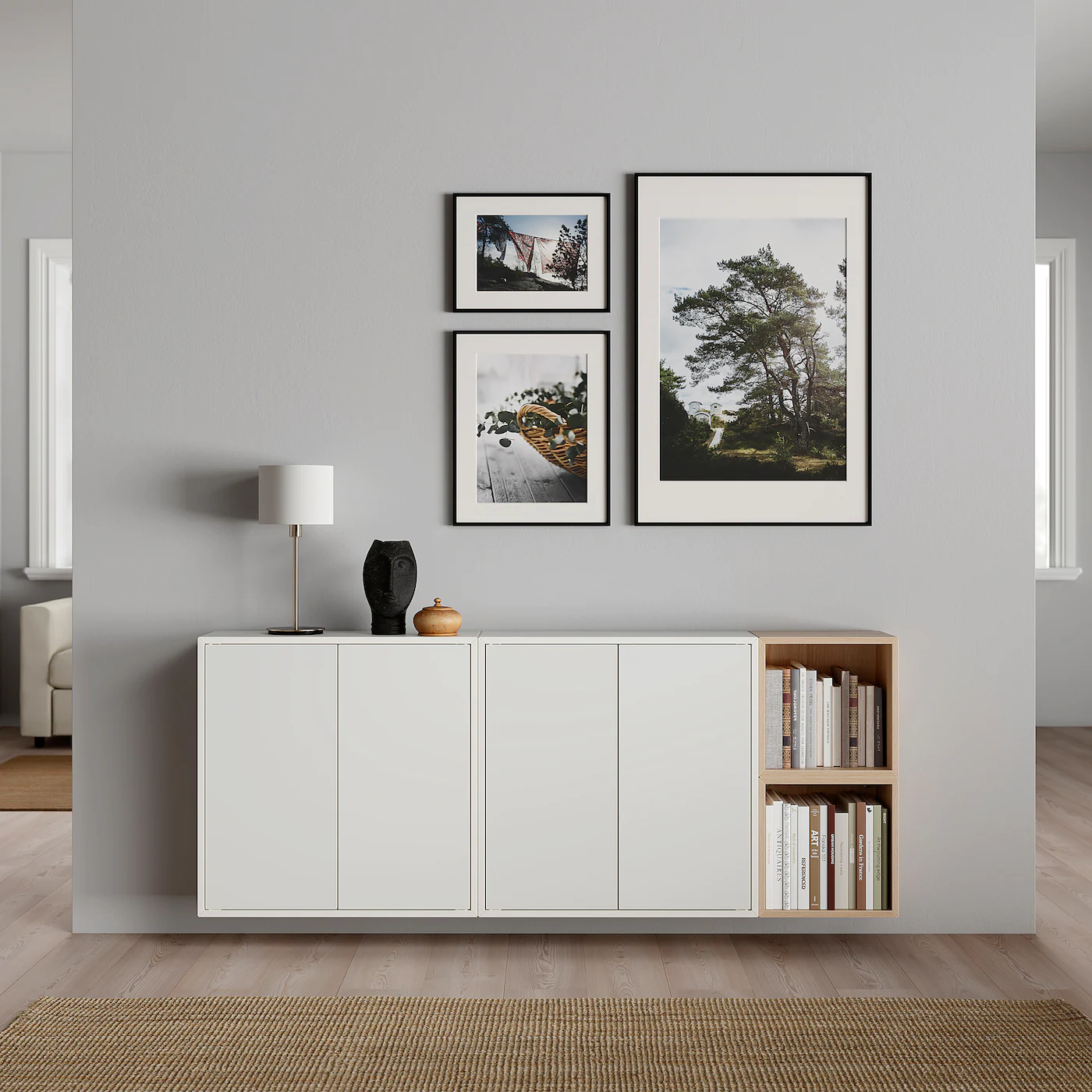 IKEA EKET Wallmounted Cabinet Combination White/white Stained Oak Effect 68 7/8x9 7/8x27 1/2 " 12 IKEA EKET Wallmounted Cabinet Combination White/white Stained Oak Effect 68 7/8x9 7/8x27 1/2 " - Image 10
