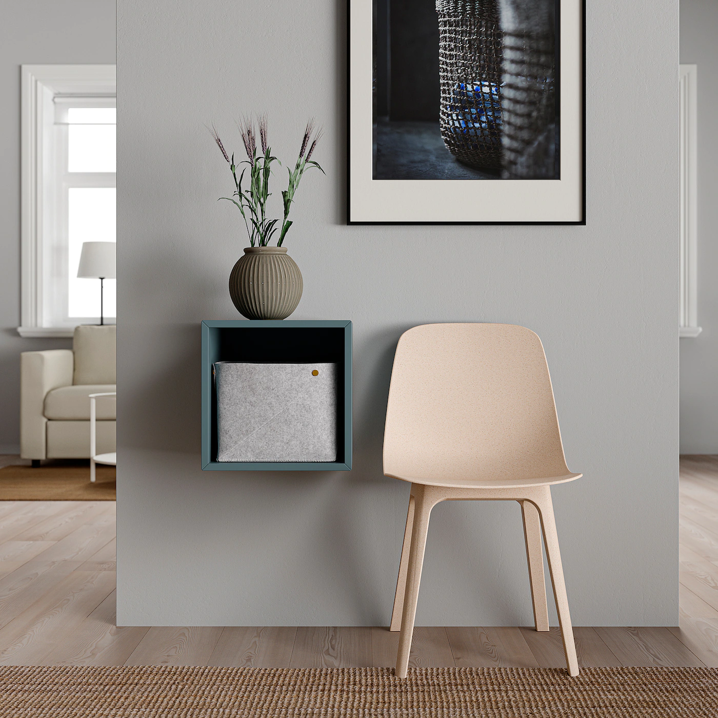 IKEA EKET Wallmounted Shelving Unit Grayturquoise 13 3/4x13 3/4x13 3/4 " 5 IKEA EKET Wallmounted Shelving Unit Grayturquoise 13 3/4x13 3/4x13 3/4 " - Image 3