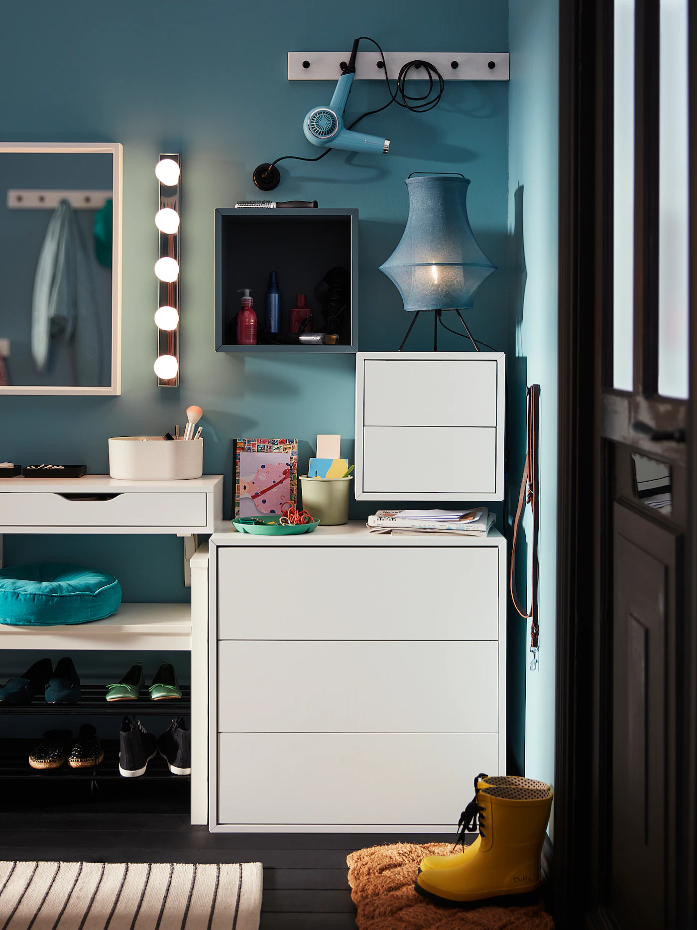 IKEA EKET Wallmounted Shelving Unit Grayturquoise 13 3/4x9 7/8x13 3/4 " 5 IKEA EKET Wallmounted Shelving Unit Grayturquoise 13 3/4x9 7/8x13 3/4 " - Image 3