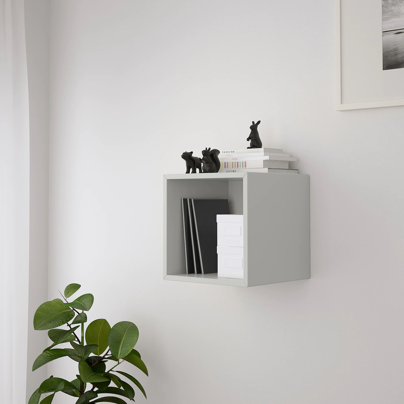 IKEA EKET Wallmounted Shelving Unit Light Gray 13 3/4x13 3/4x13 3/4 " 5 IKEA EKET Wallmounted Shelving Unit Light Gray 13 3/4x13 3/4x13 3/4 " - Image 3