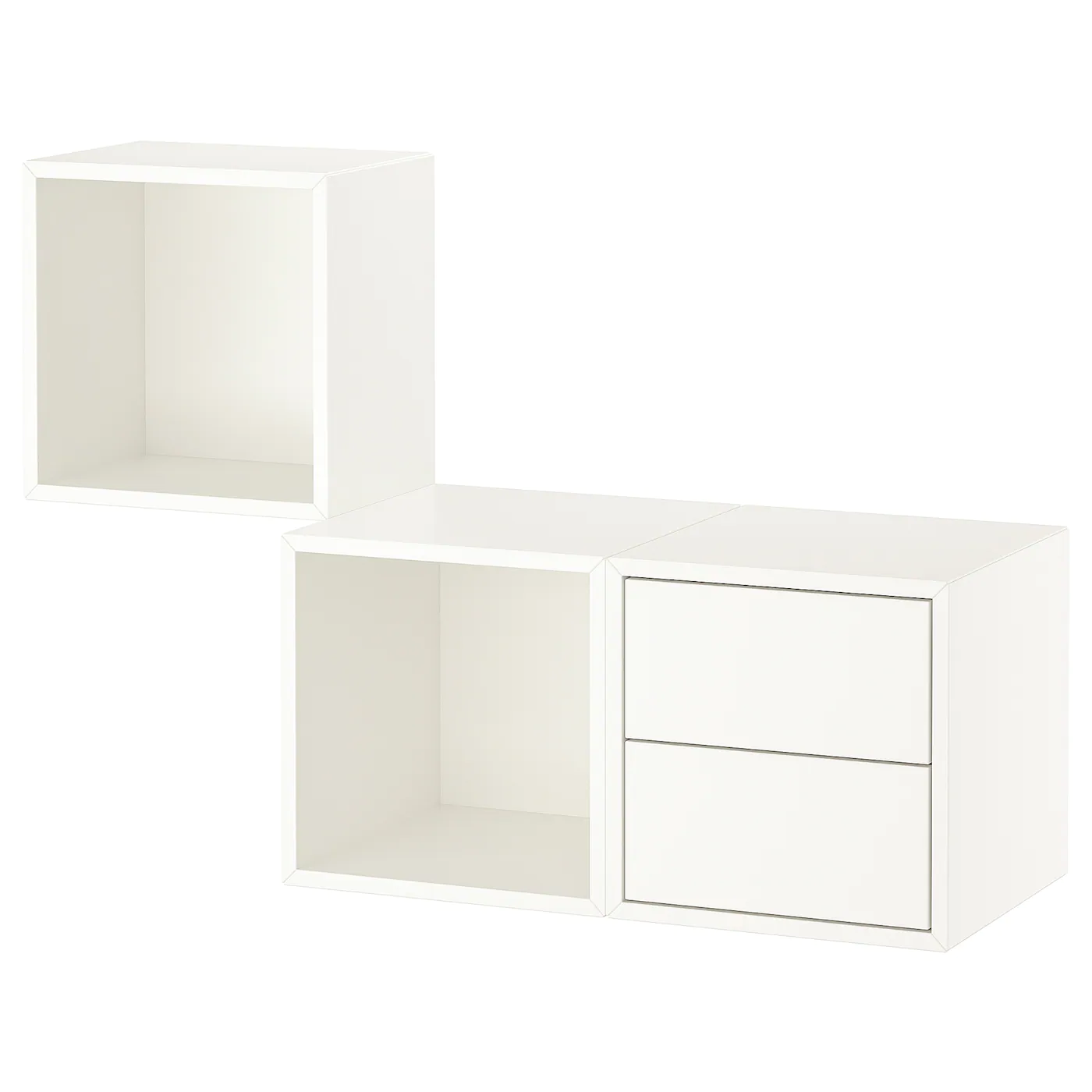 IKEA EKET Wallmounted Storage Combination White 41 3/8x13 3/4x27 1/2 " Grayturquoise/white