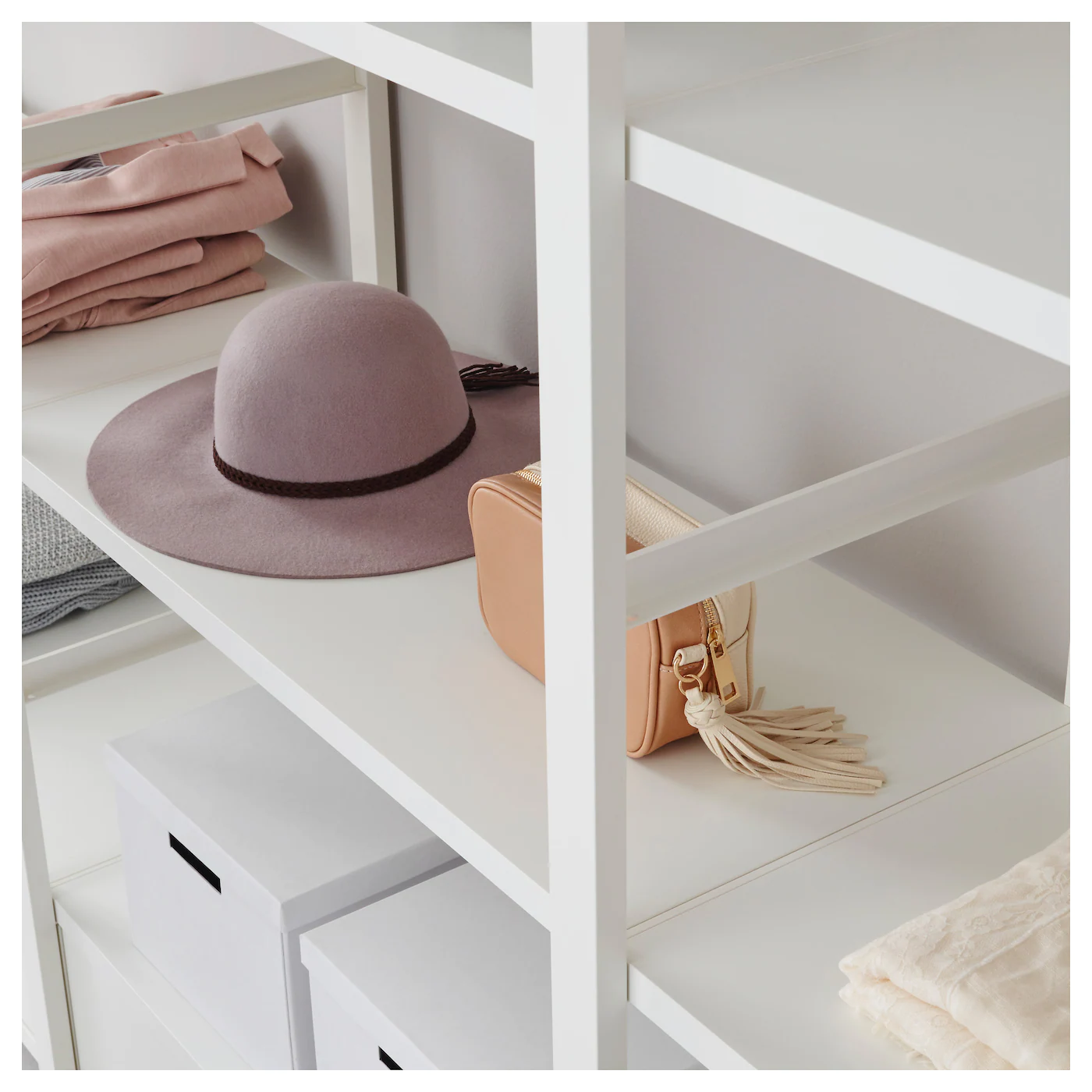 IKEA ELVARLI Open Storage Combination White/bamboo 96 1/2x15 3/4x85 " 6 IKEA ELVARLI Open Storage Combination White/bamboo 96 1/2x15 3/4x85 " - Image 4