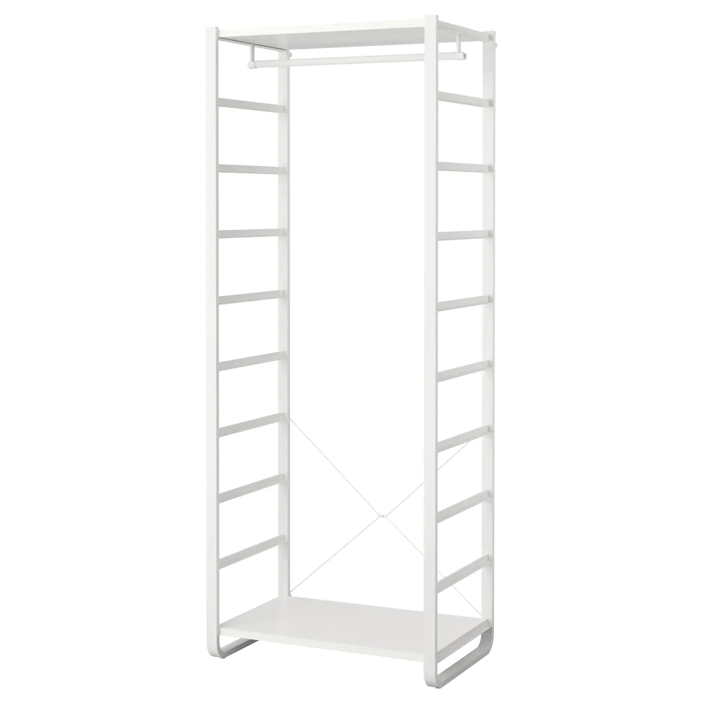 IKEA ELVARLI Wardrobe Combination White 33 1/4x21 5/8x85 "