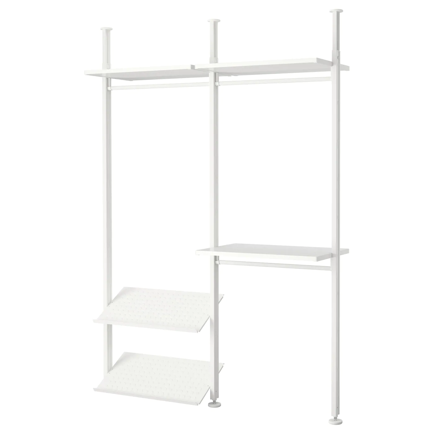 IKEA ELVARLI Wardrobe Combination White 68 7/8x20x87 1/4137 3/4 "