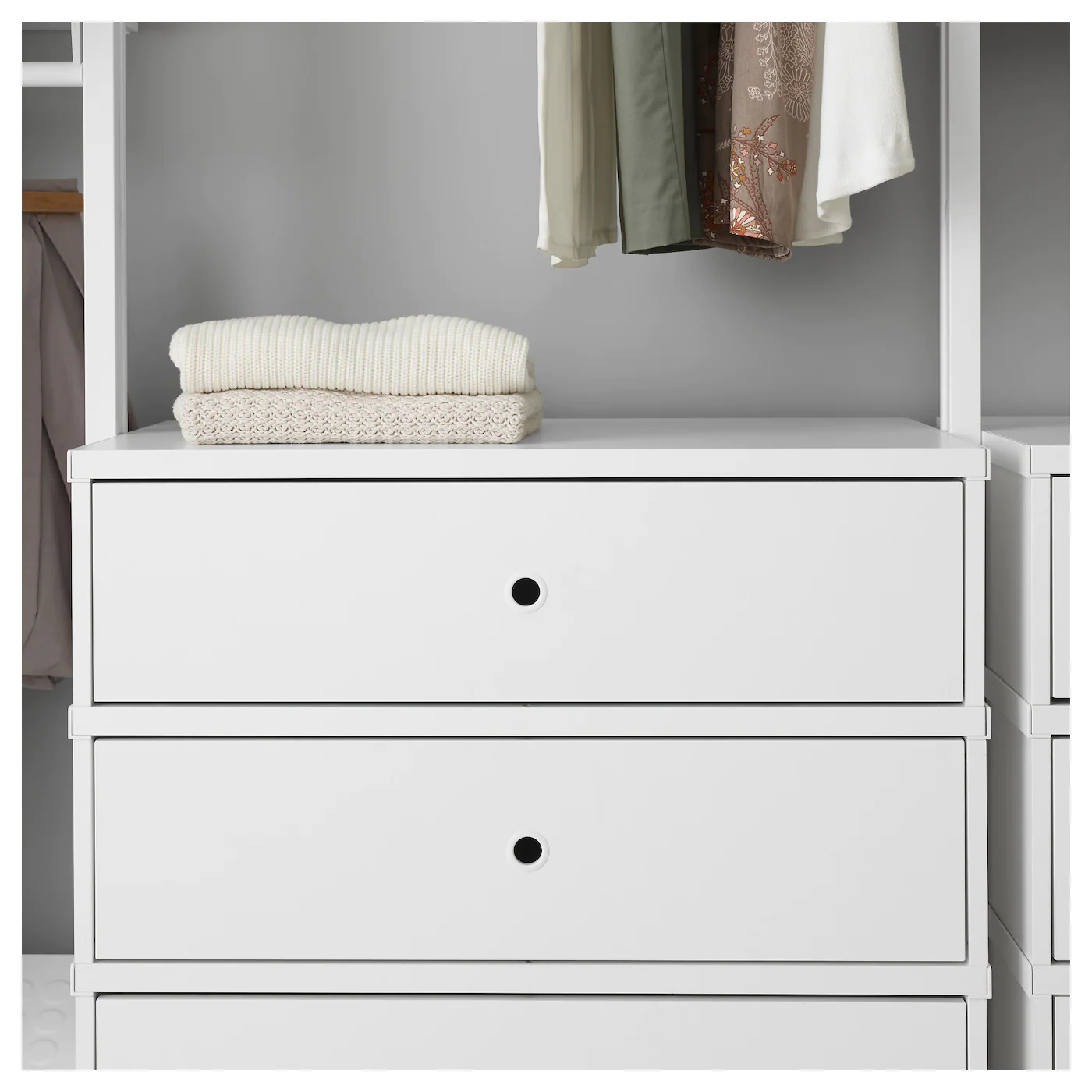 IKEA ELVARLI Wardrobe Combination White 65x21 5/8x85 " 7 IKEA ELVARLI Wardrobe Combination White 65x21 5/8x85 " - Image 5