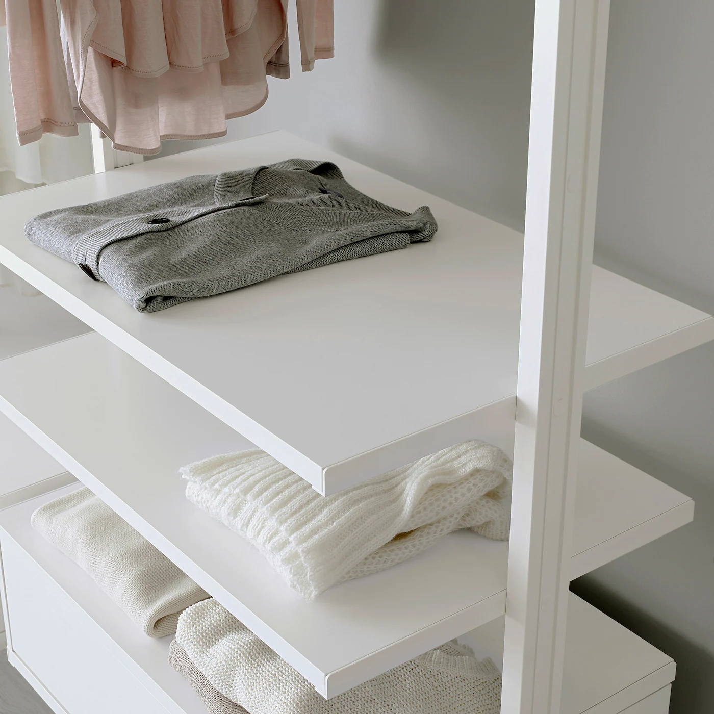 IKEA ELVARLI Wardrobe Combination White 119 1/4x20 1/8x87 1/4137 3/4 " 5 IKEA ELVARLI Wardrobe Combination White 119 1/4x20 1/8x87 1/4137 3/4 " - Image 3