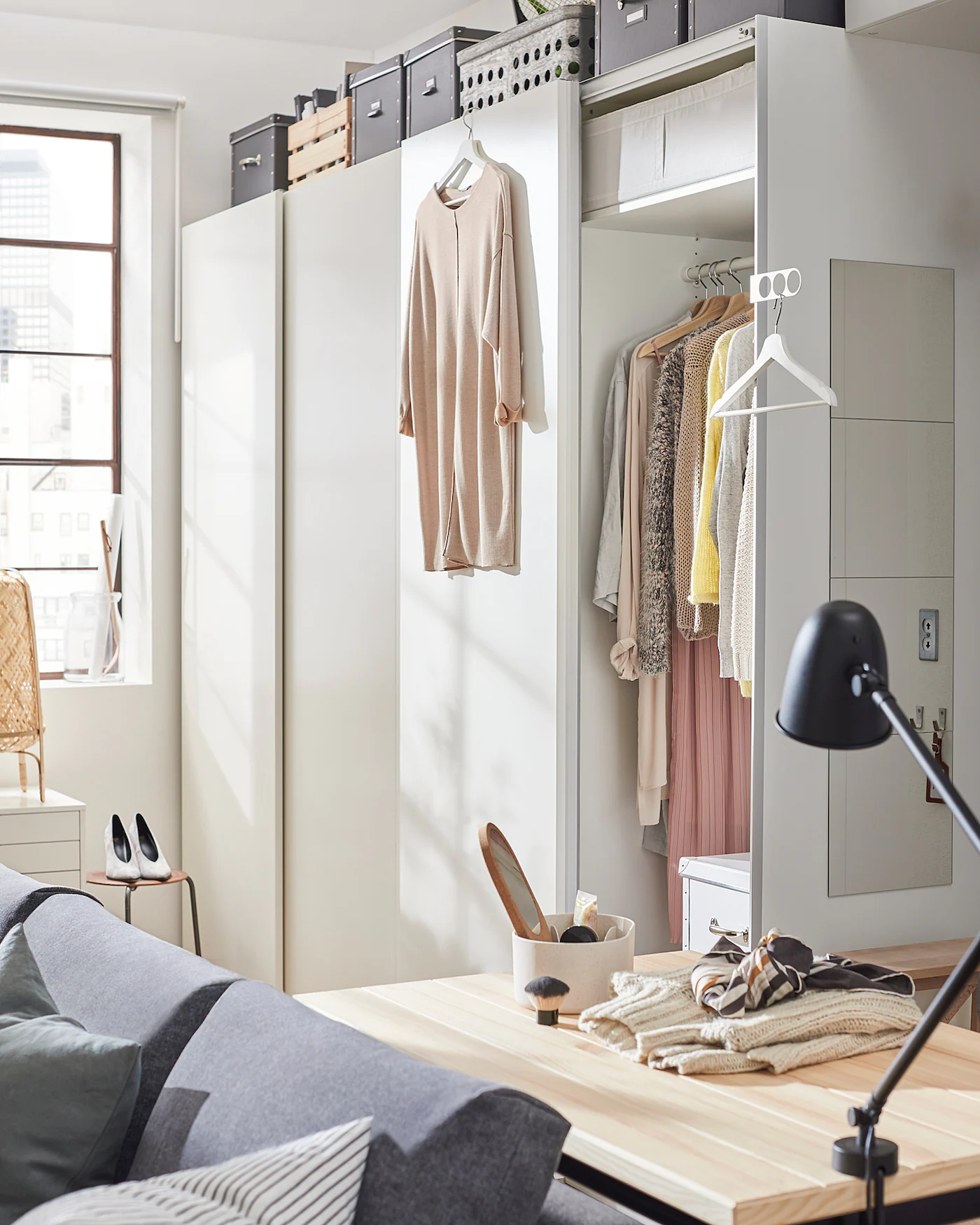 IKEA HASVIK Pair Of Sliding Doors White 59x92 7/8 " 4 IKEA HASVIK Pair Of Sliding Doors White 59x92 7/8 " - Image 2