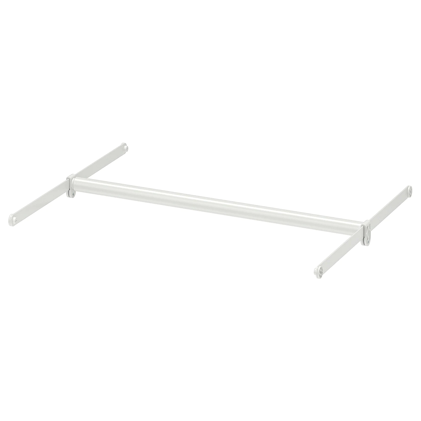 IKEA HJÄLPA Clothes Rail +2 Suspension Rails Adjustable/white 23 5/839 3/8x21 5/8 "