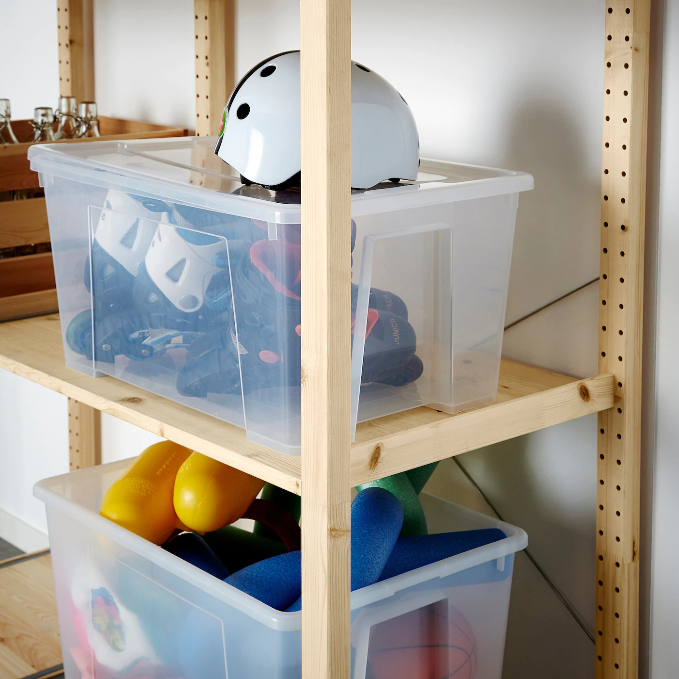 IKEA IVAR 2 Section Shelving Unit Pine 52 3/4x19 5/8x70 1/2 " 5 IKEA IVAR 2 Section Shelving Unit Pine 52 3/4x19 5/8x70 1/2 " - Image 3