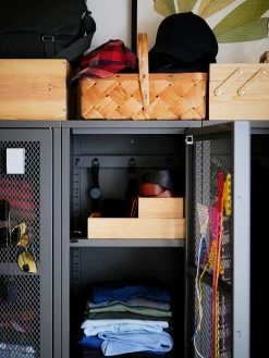 IKEA IVAR Cabinet With Door Gray Mesh 15 3/4x63 " -Ikea Storage solution systems Sales ivar cabinet with door gray mesh 1143180 ph180156 s5