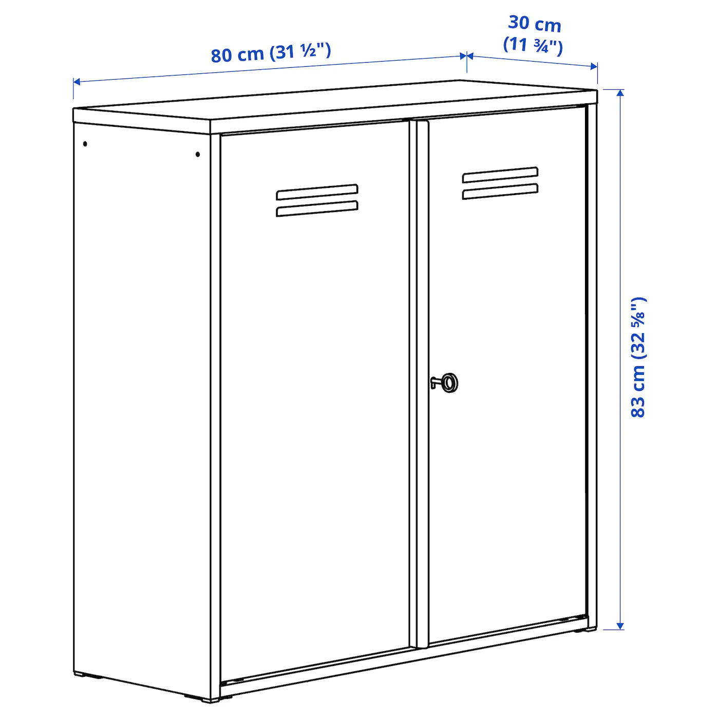 IKEA IVAR Cabinet With Doors White 31 1/2x32 5/8 " 13 IKEA IVAR Cabinet With Doors White 31 1/2x32 5/8 " - Image 11