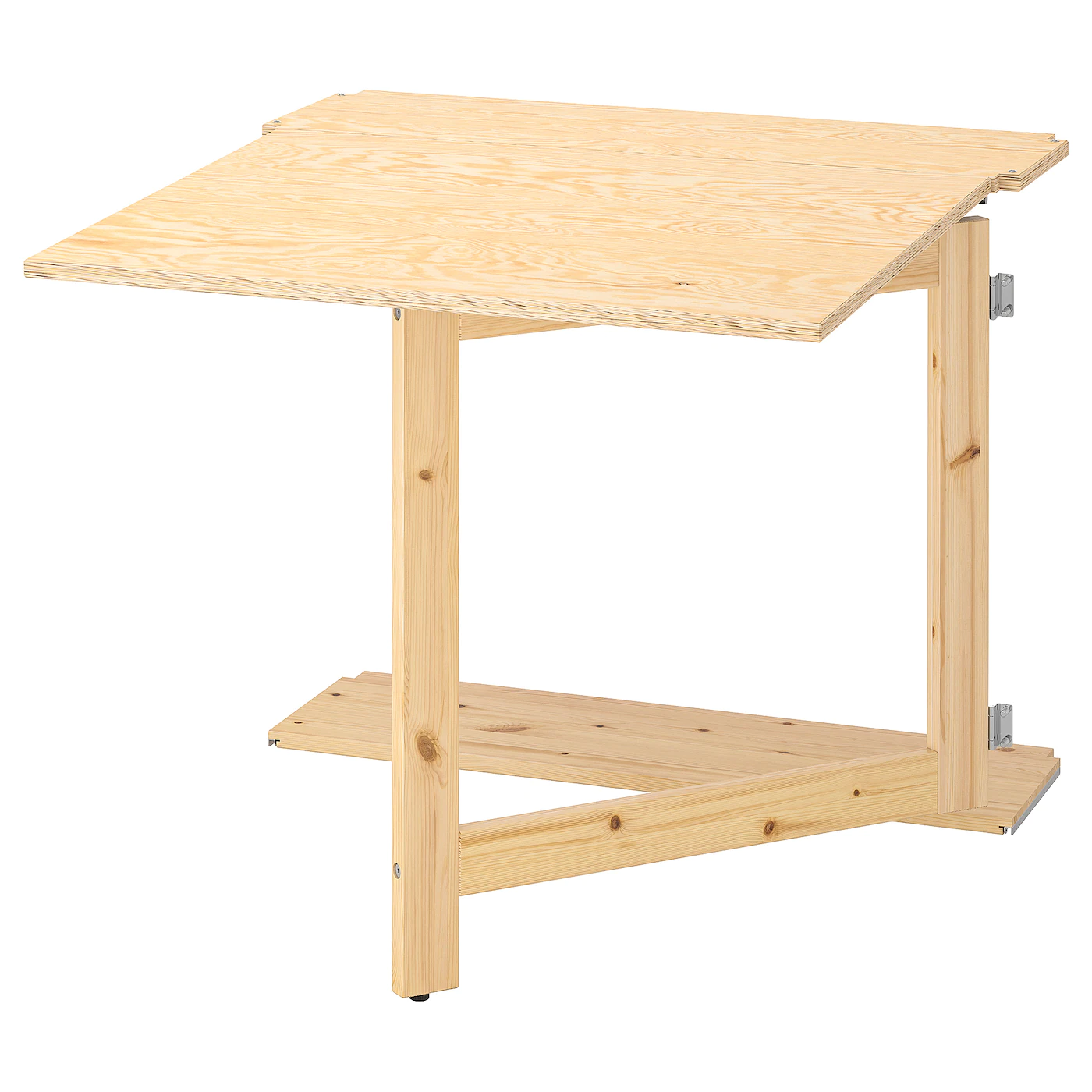 IKEA IVAR Folding Table Pine 31 1/2x11 3/435 7/8 "