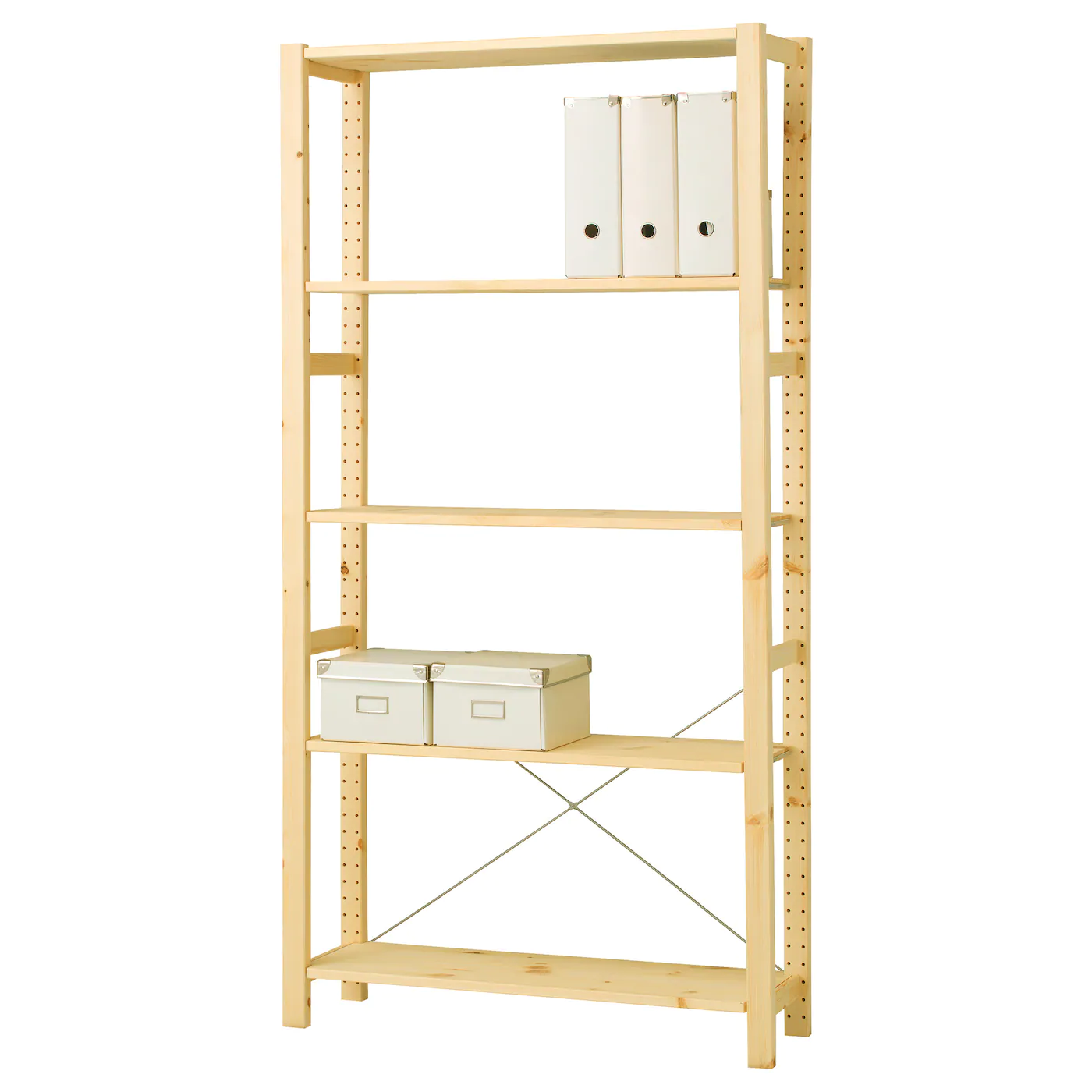 IKEA IVAR Shelf Unit Pine 35x11 3/4x70 1/2 "