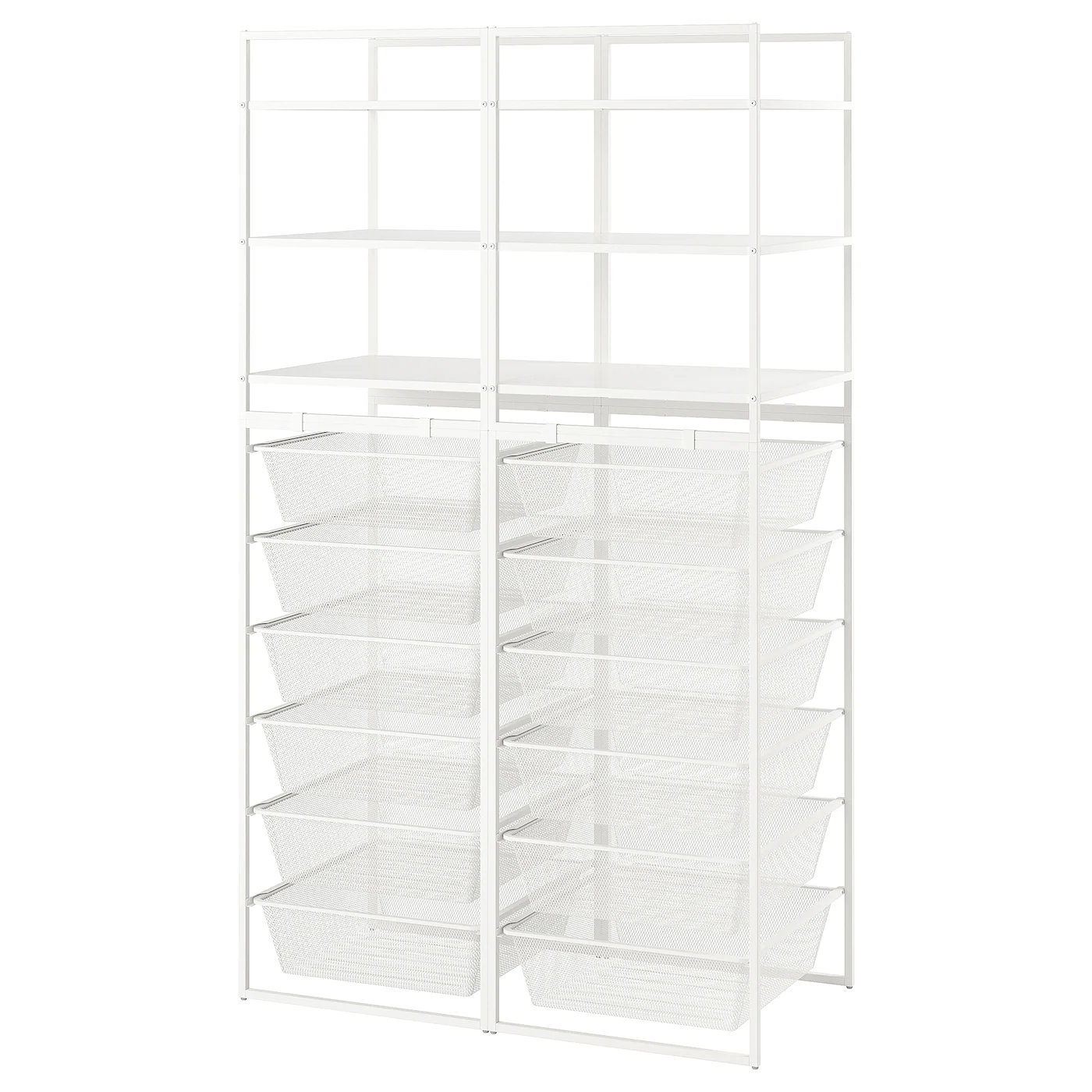 IKEA JONAXEL Open Storage Combination White 39x20 1/8x68 1/8 "
