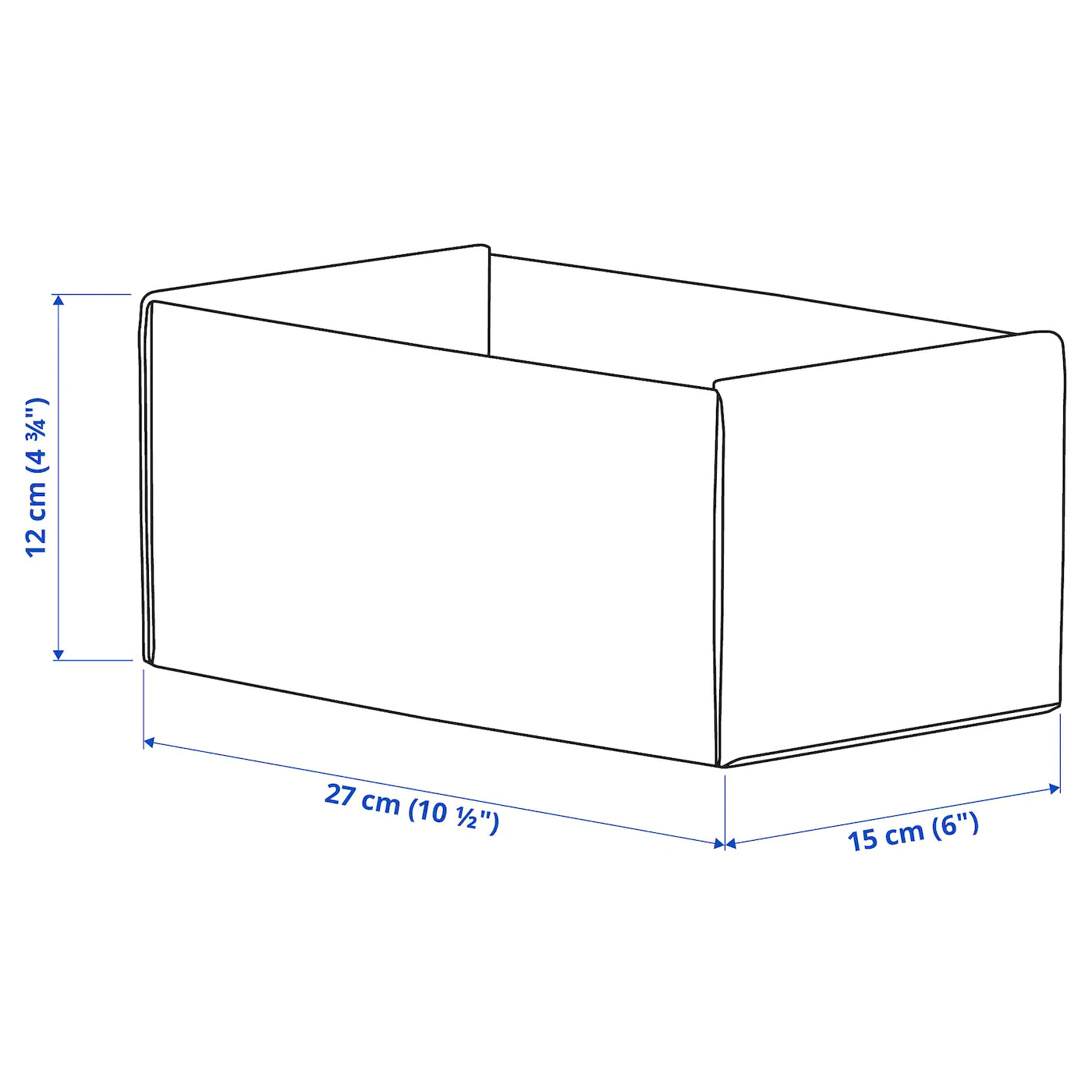 IKEA KOMPLEMENT Box Light Gray 6x10 ½x4 ¾ " 8 IKEA KOMPLEMENT Box Light Gray 6x10 ½x4 ¾ " - Image 7