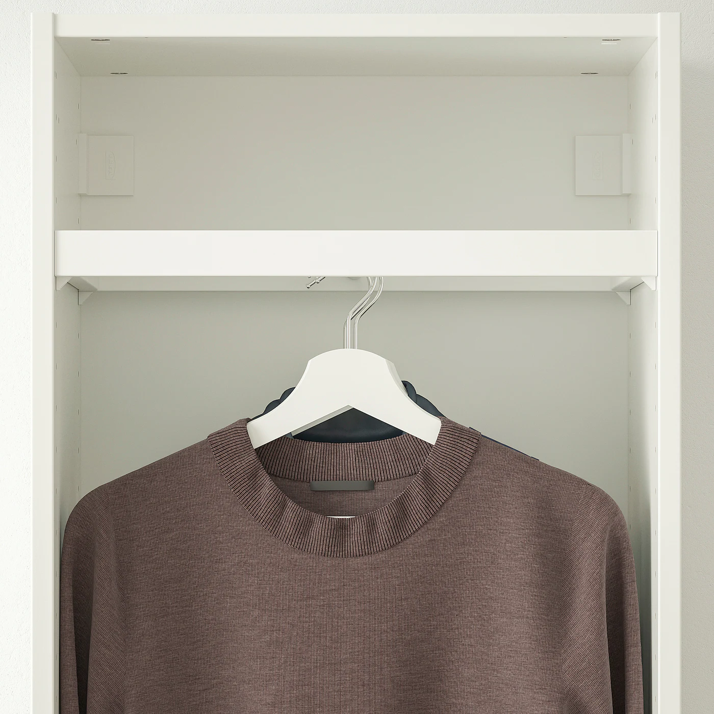 IKEA KOMPLEMENT Clothes Rod White 19 5/8x13 3/4 " 4 IKEA KOMPLEMENT Clothes Rod White 19 5/8x13 3/4 " - Image 2